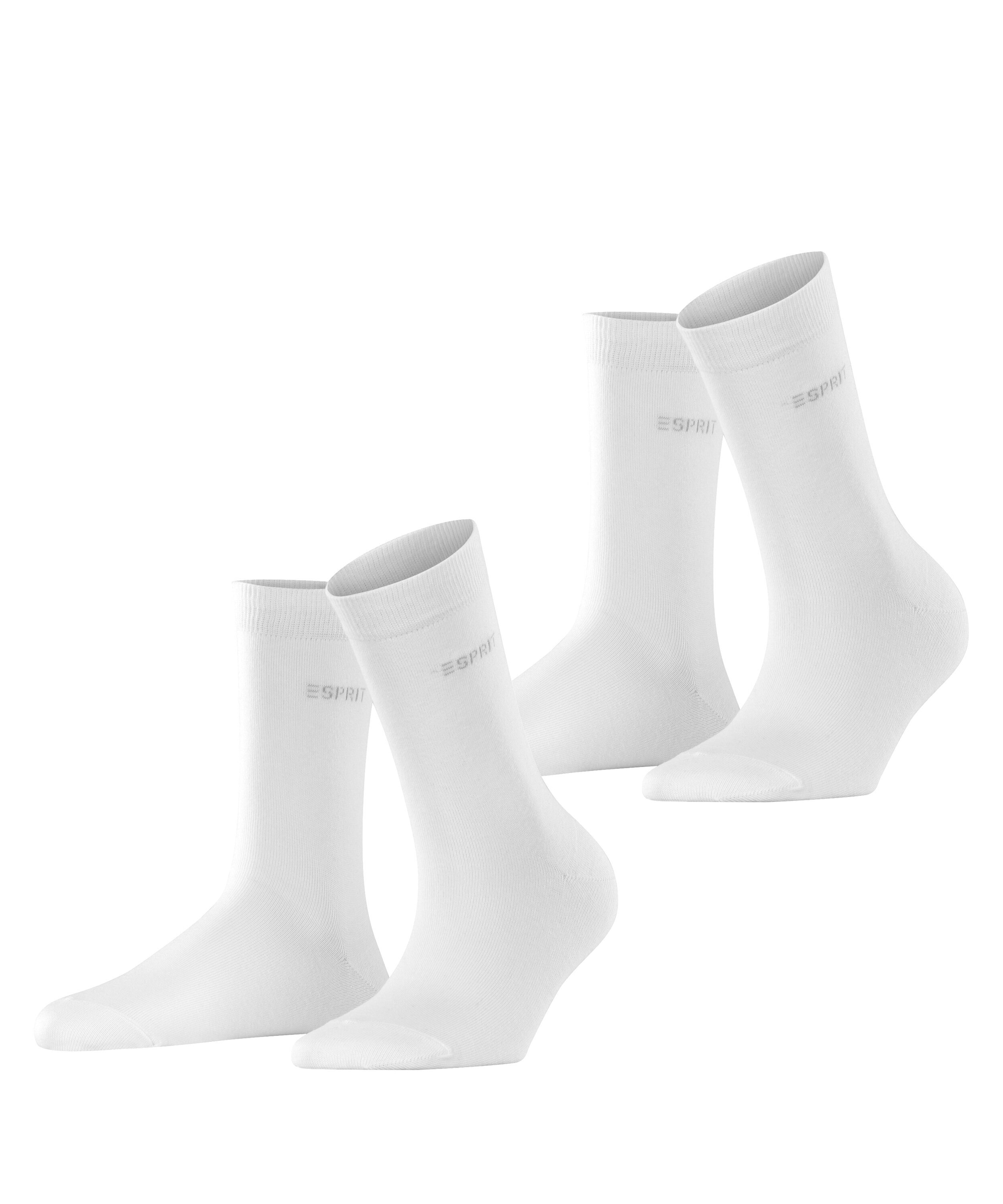 Esprit Socken »Uni« 2er Pack, 2 Paar tlg. aus elastischem Material, atmungsaktiv