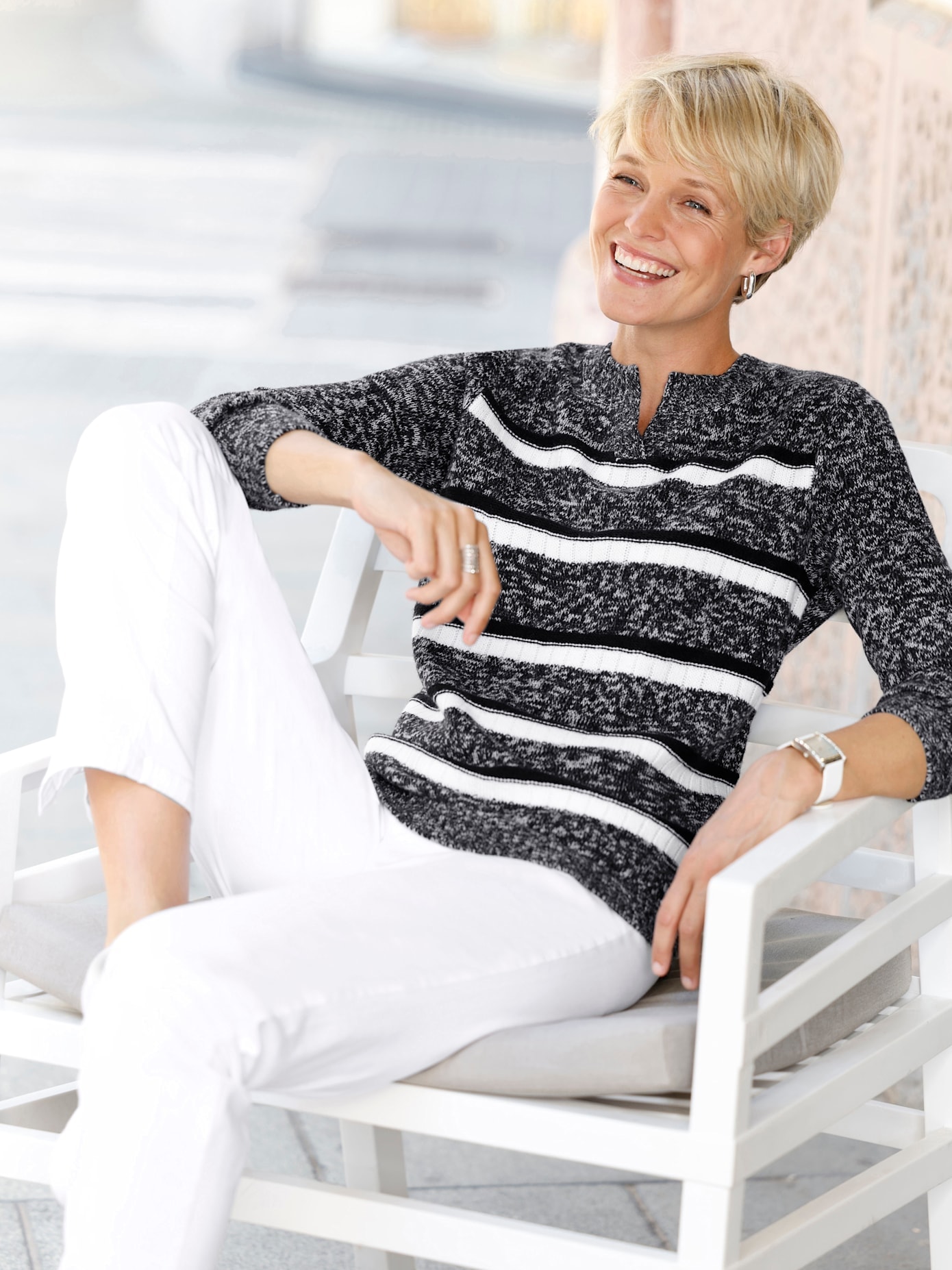Strickpullover »Ringel-Pullover«
