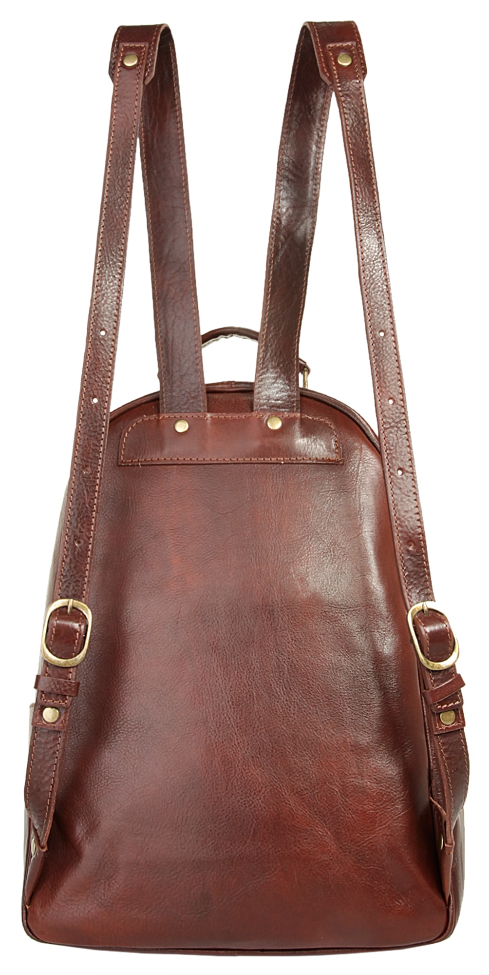 Piké Tagesrucksack, echt Leder, Made in Italy
