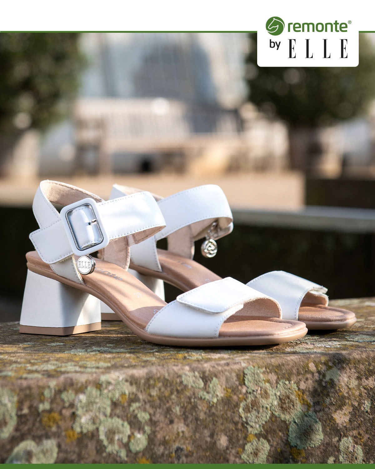 Remonte Sandalette ELLE Collection Blockabsatz Sommerschuh Sandale Abendschuh mit Klettverschluss online shoppen bei Jelmoli Versand Schweiz