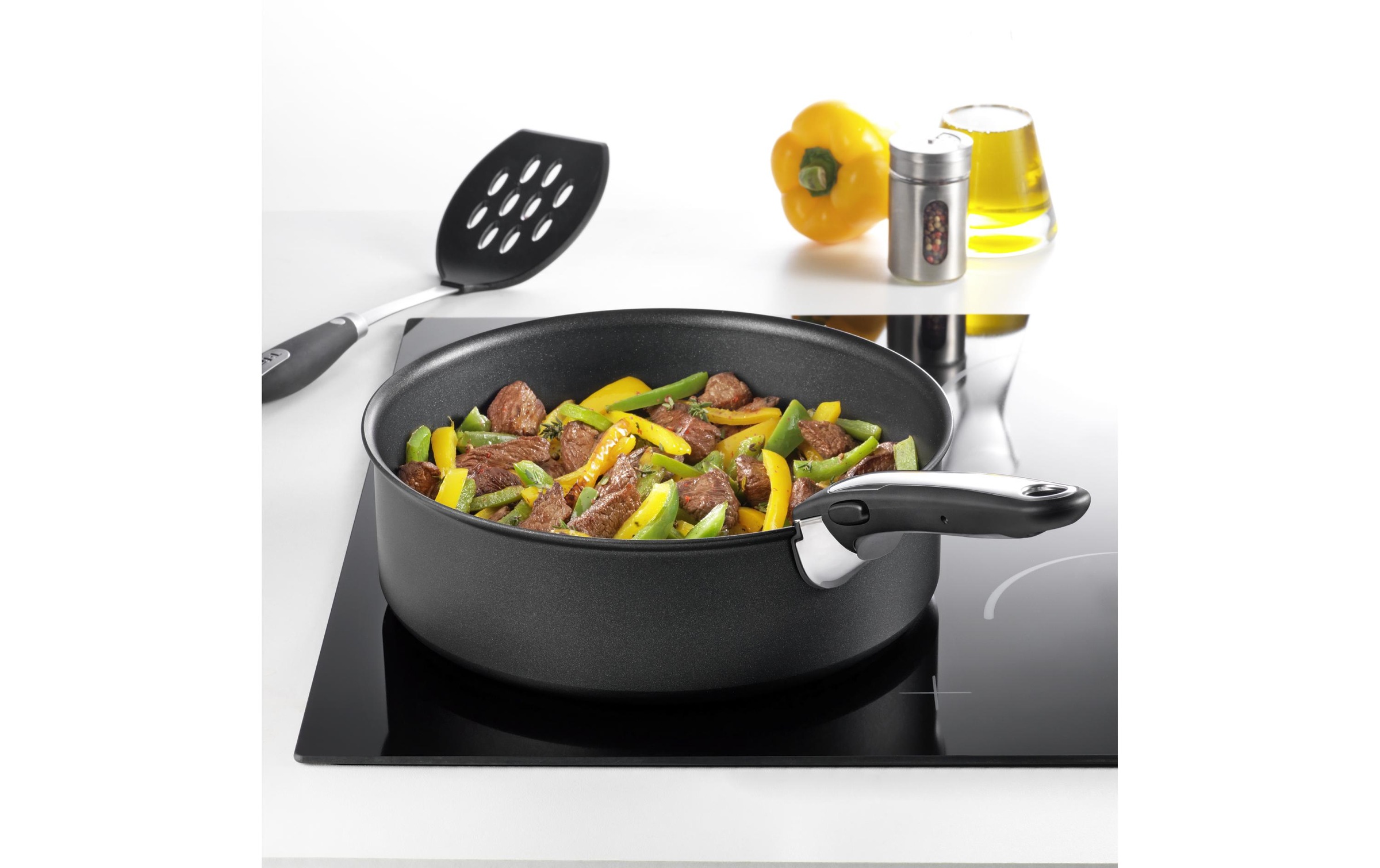 Tefal Pfannen-Set »Ingenio Expertise«, Edelstahl, (3 tlg.), Geeignet für alle Herdarten, auch Induktion und Thermo-Signal