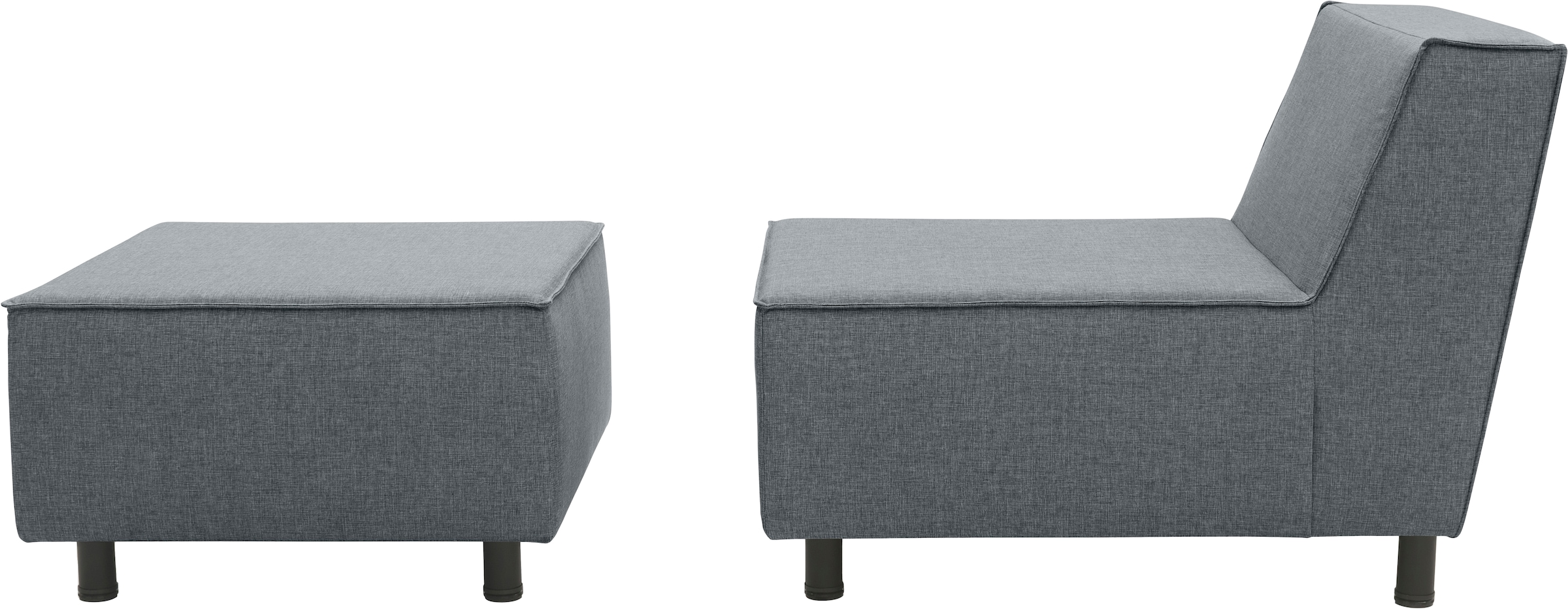 DOMO collection Sofaelement »Sonna, individuell zusammenstellbar«, Einzelelemente für Terrasse, Garten und Balkon, speziell für Outdoor