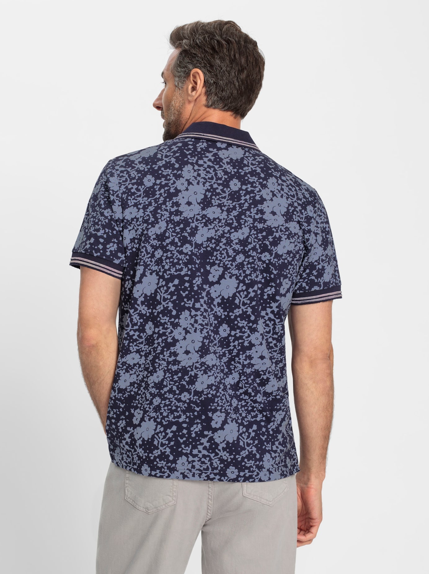 Marco Donati Kurzarmshirt »Kurzarm-Poloshirt«, (1 tlg.)