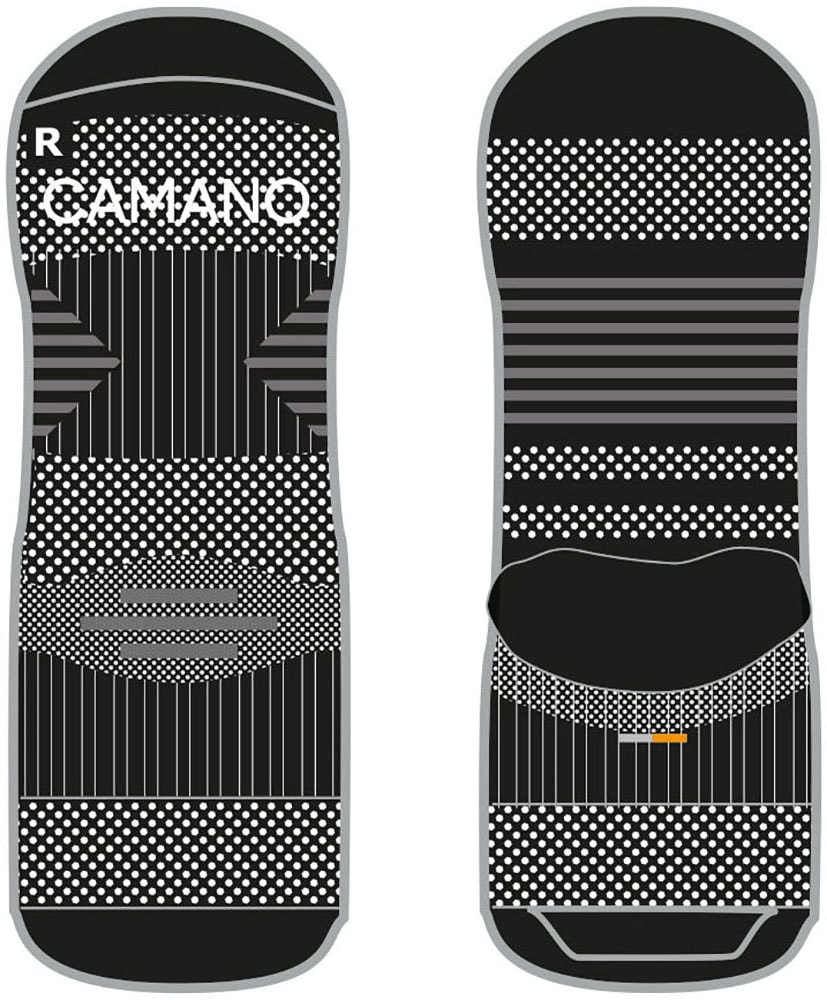 Camano Kurzsocken »function«, (4 Paar), Performance, Multi Sportsocken, Fussgewölbe-Stütze, gepolsterte Sohle
