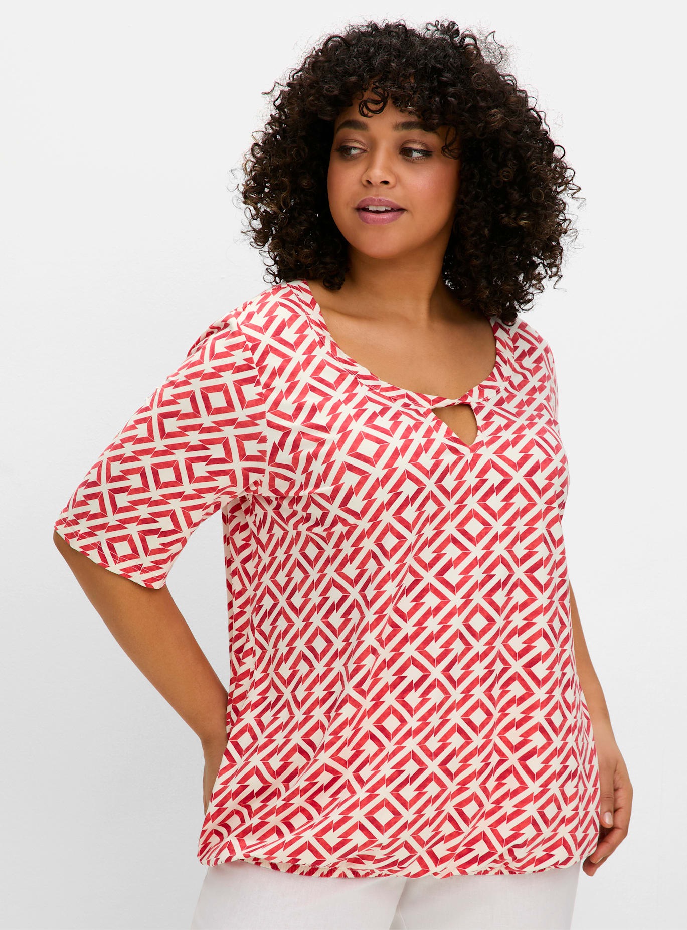 Sheego T-Shirt »T-Shirt«, (1 tlg.)