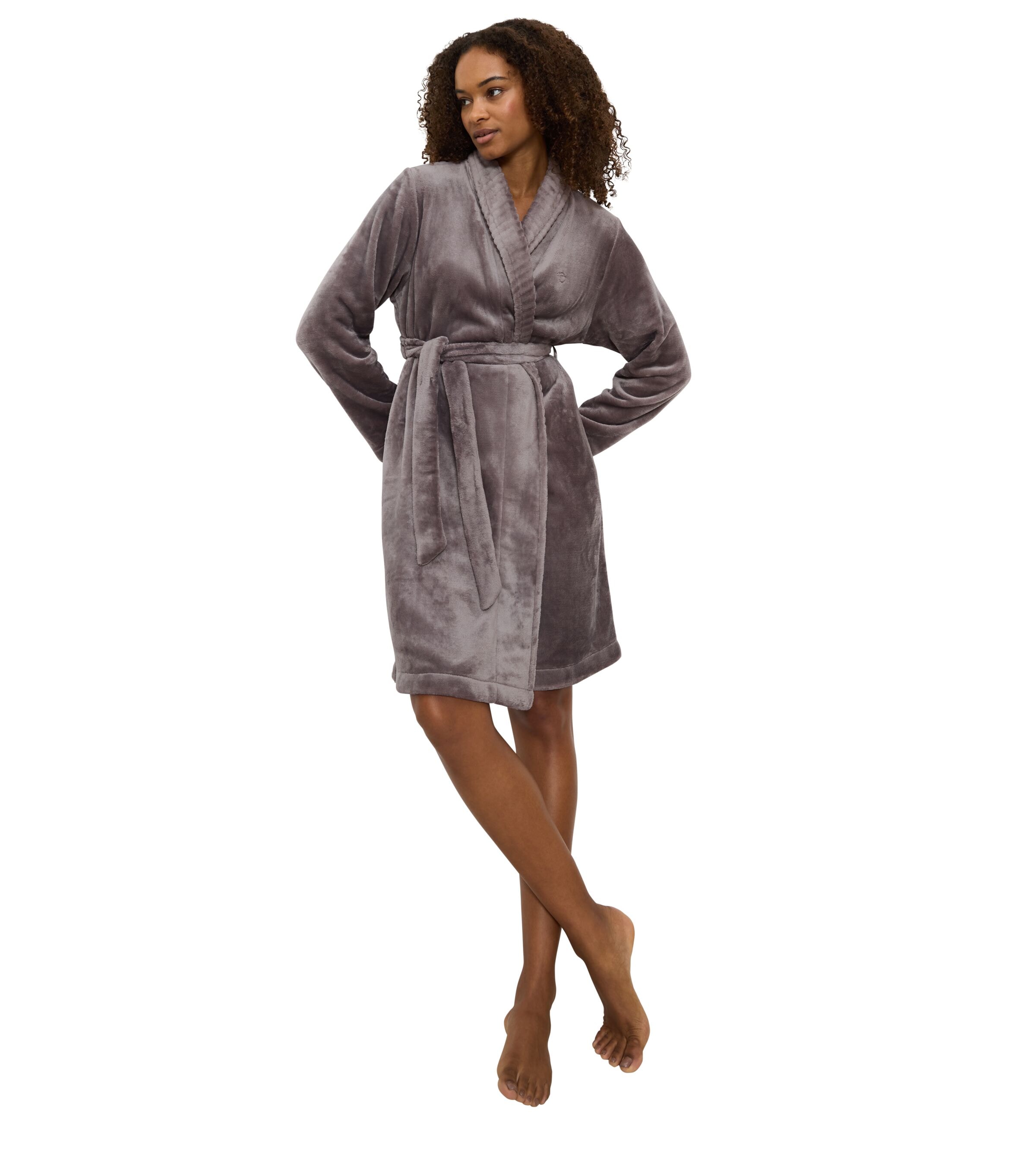 Triumph Morgenmantel »Robes Fleece Robe 01«, (2 St., 0Kann), warmer Morgenmantel