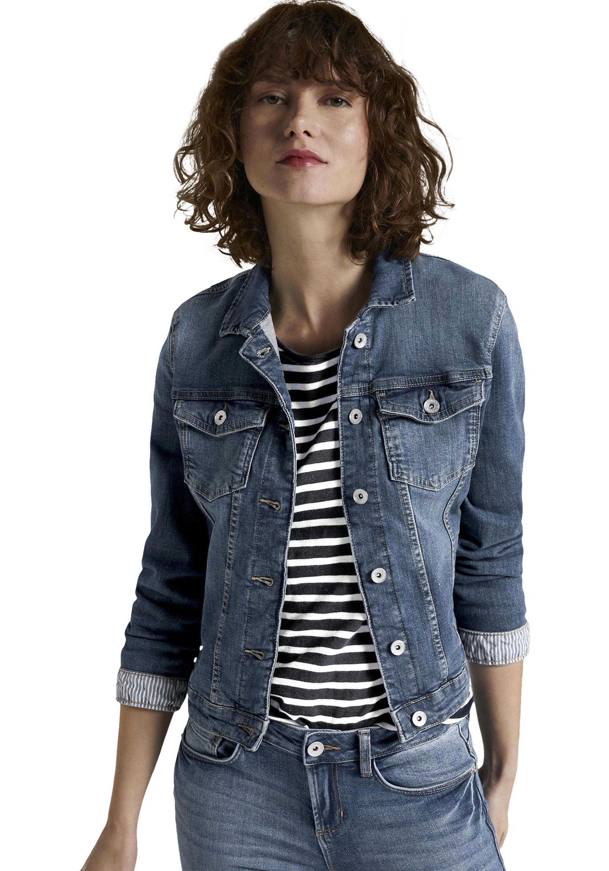 Jeansjacke, in klassischer Form