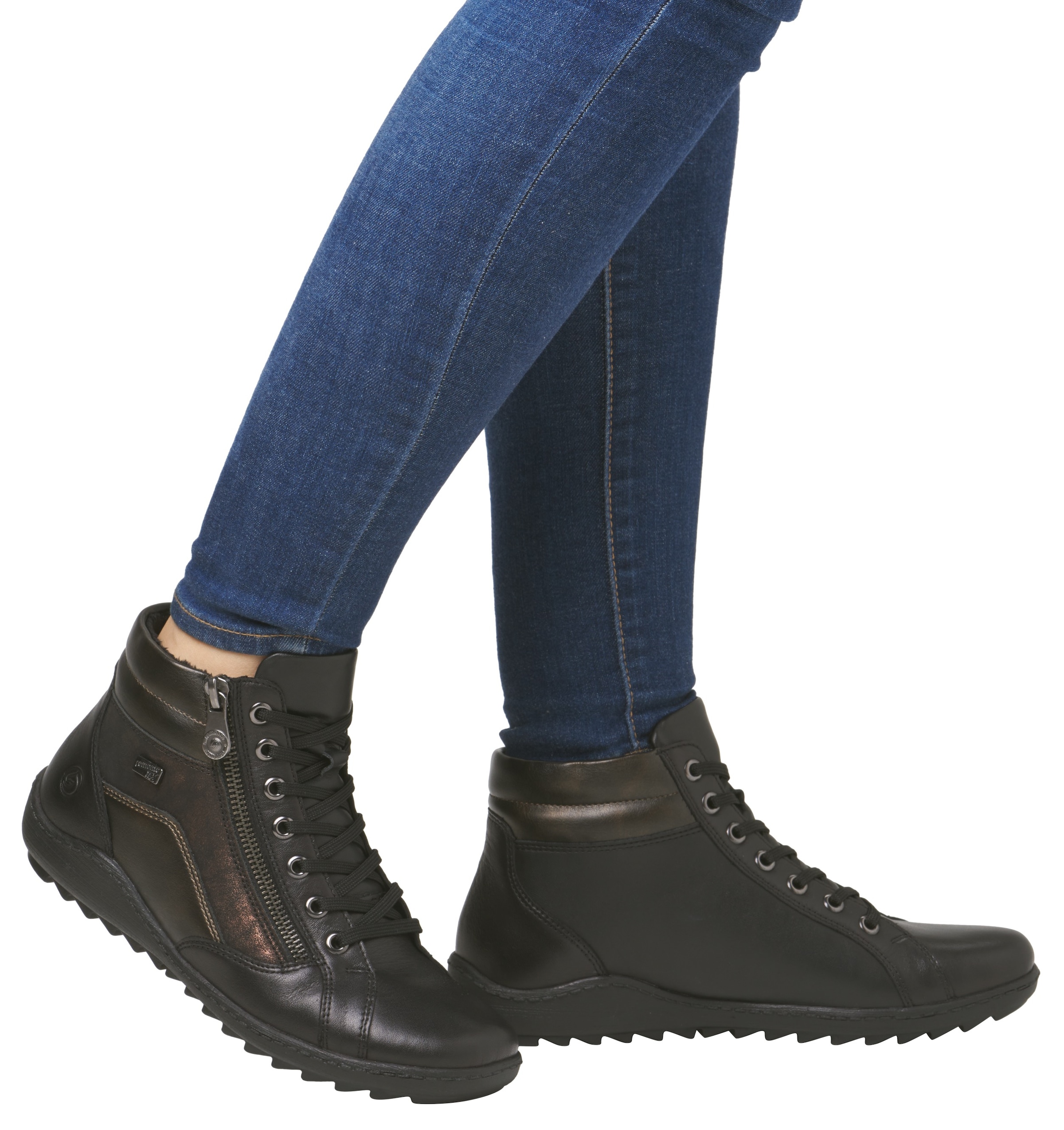 Remonte Schnürboots, Flats, Komfortschuh, Schnürstiefelette mit TEX-Membran