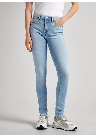 Skinny-fit-Jeans, in Used-Optik