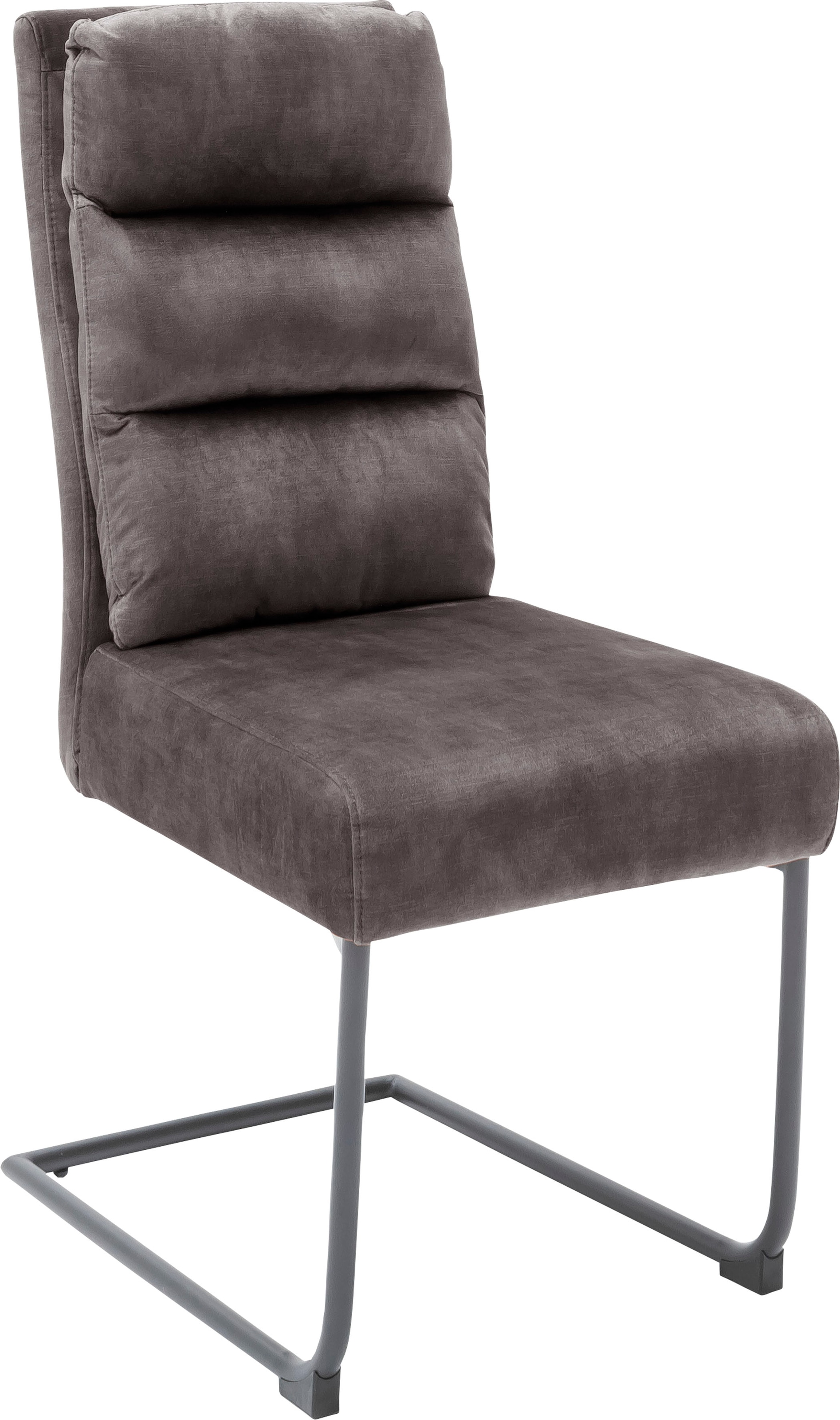 MCA furniture Freischwinger »Lampang«, (Set), 2 St., 2er Set, Stuhl mit Stoffbezug im Vintagelook, belastbar bis 120 kg