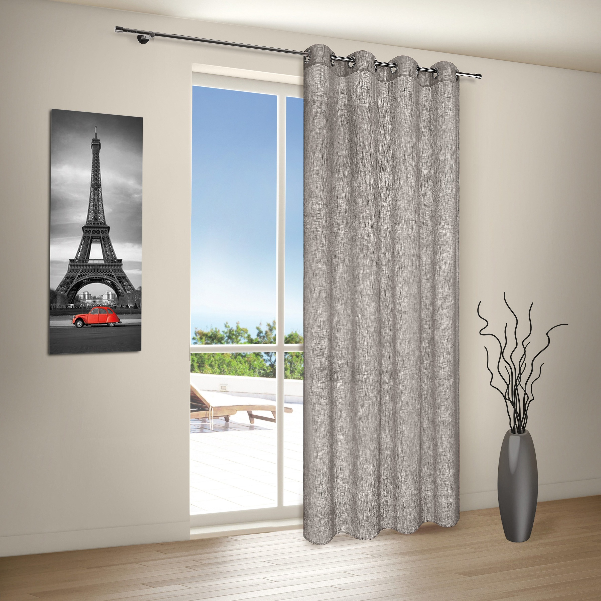 Happy Home Vorhang »MIRANDA«, (1 St.), HxB: 235x140, halbtransparent