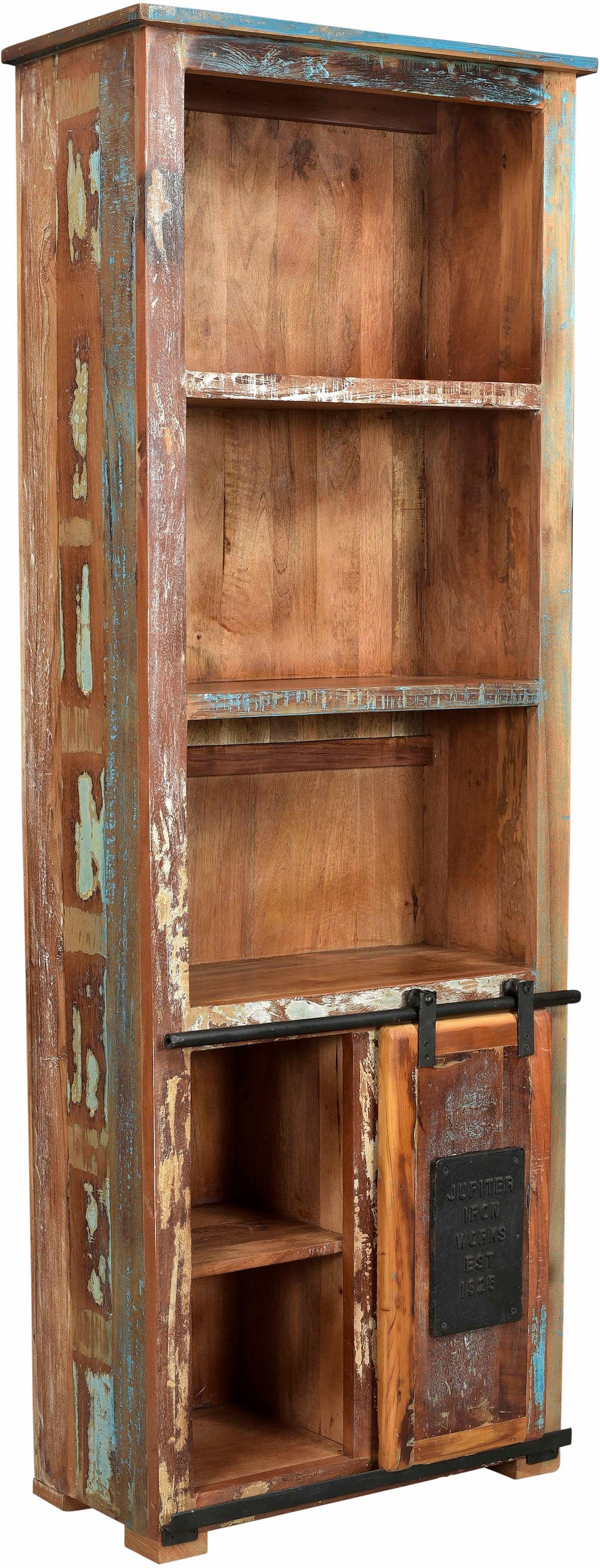SIT Bücherregal »Jupiter«, aus recyceltem Altholz, Höhe 180 cm, Shabby Chic, Vintage