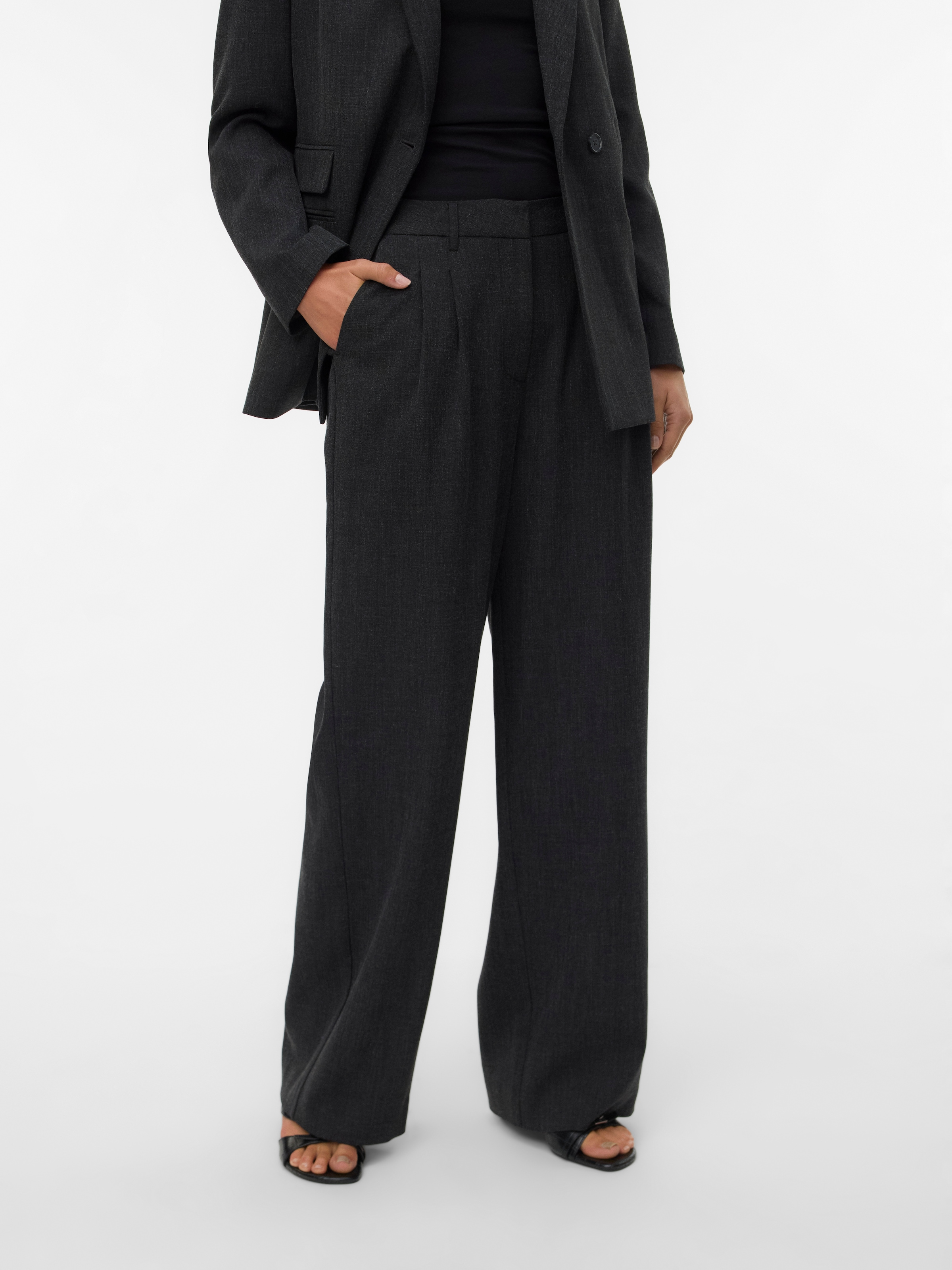 Vero Moda Anzughose »VMBESTIE MW WIDE DAD PANT NOOS«