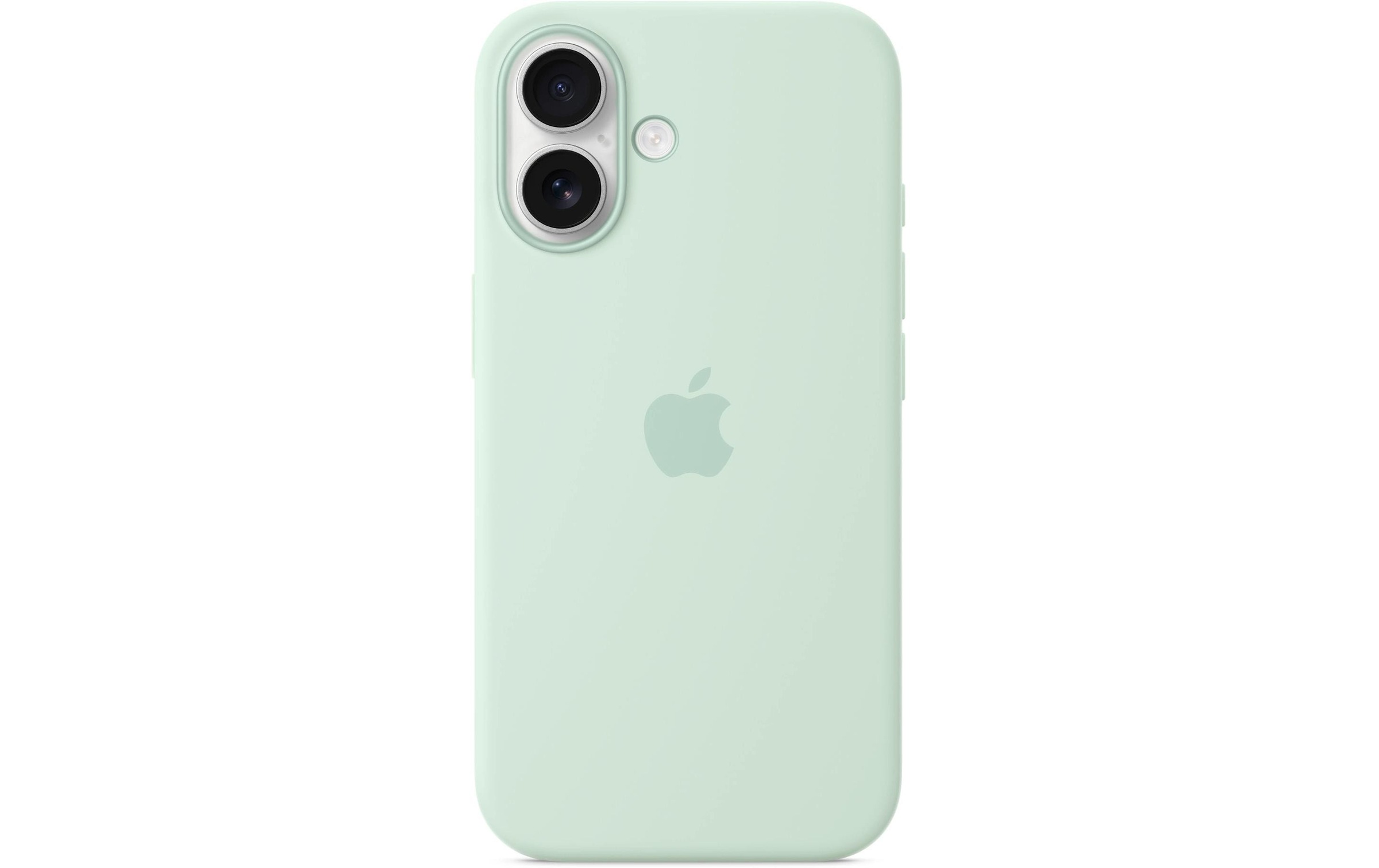 Apple Smartphone Silikon Case mit MagSafe, iPhone 16, Aquamarin