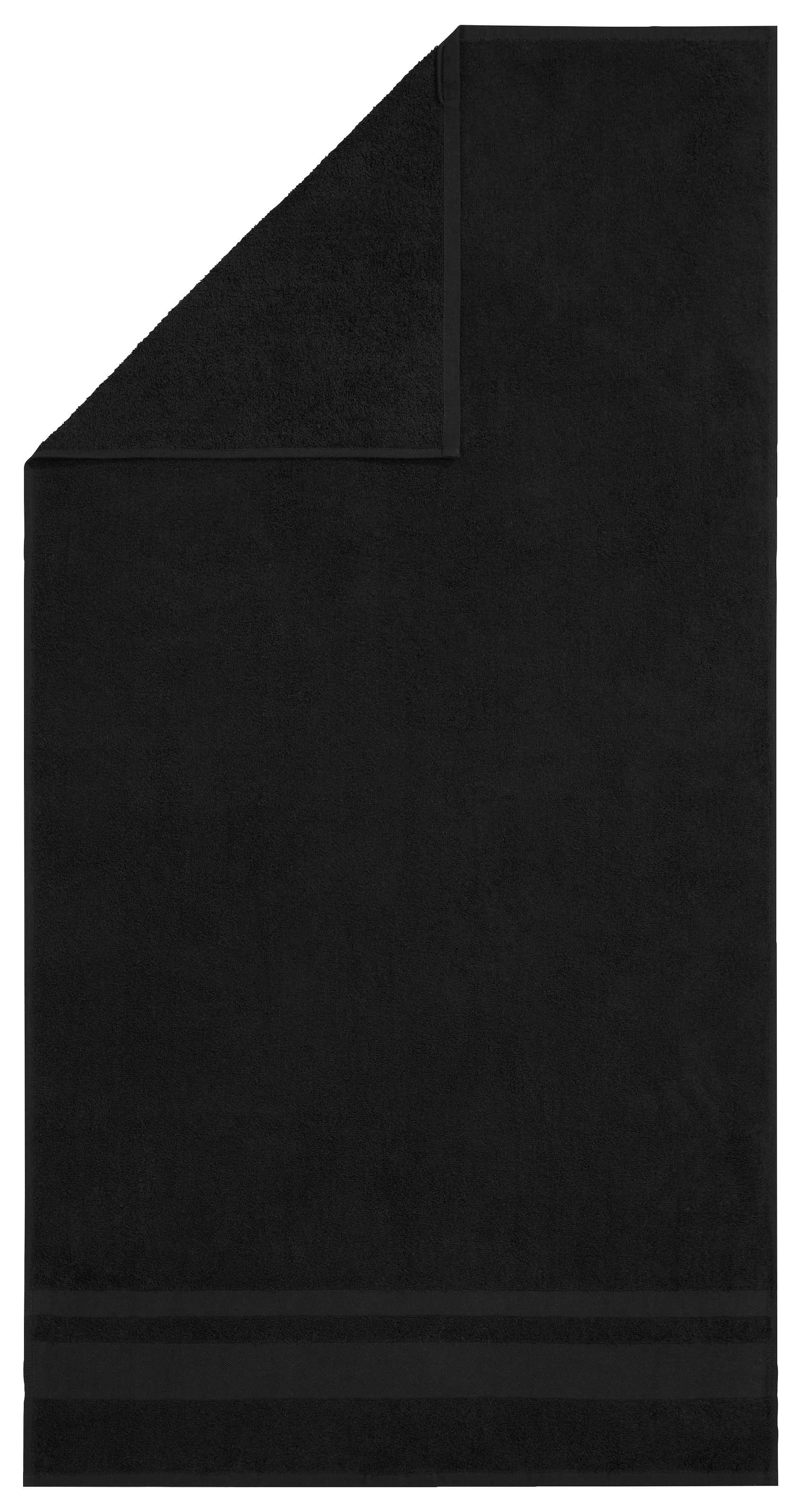 my home Duschtücher »Vanessa, als Set und Serie erhältlich, 4 Duschtücher, 70x140cm«, (Set, 4 St., 4er Set Badetücher 70 x 140 cm), Handtücher mit Bordüre, 100% Baumwolle, einfarbig, weich