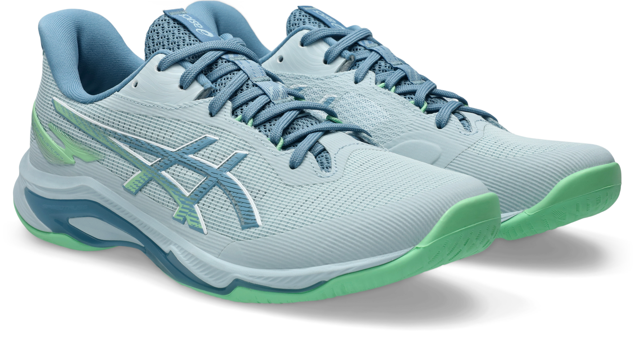 Asics, Herren, Hallenschuh »NETBURNER BALLISTIC FF 4«, cool grau, saba blau, 48, Hochwertiger Hallenschuh von Asics