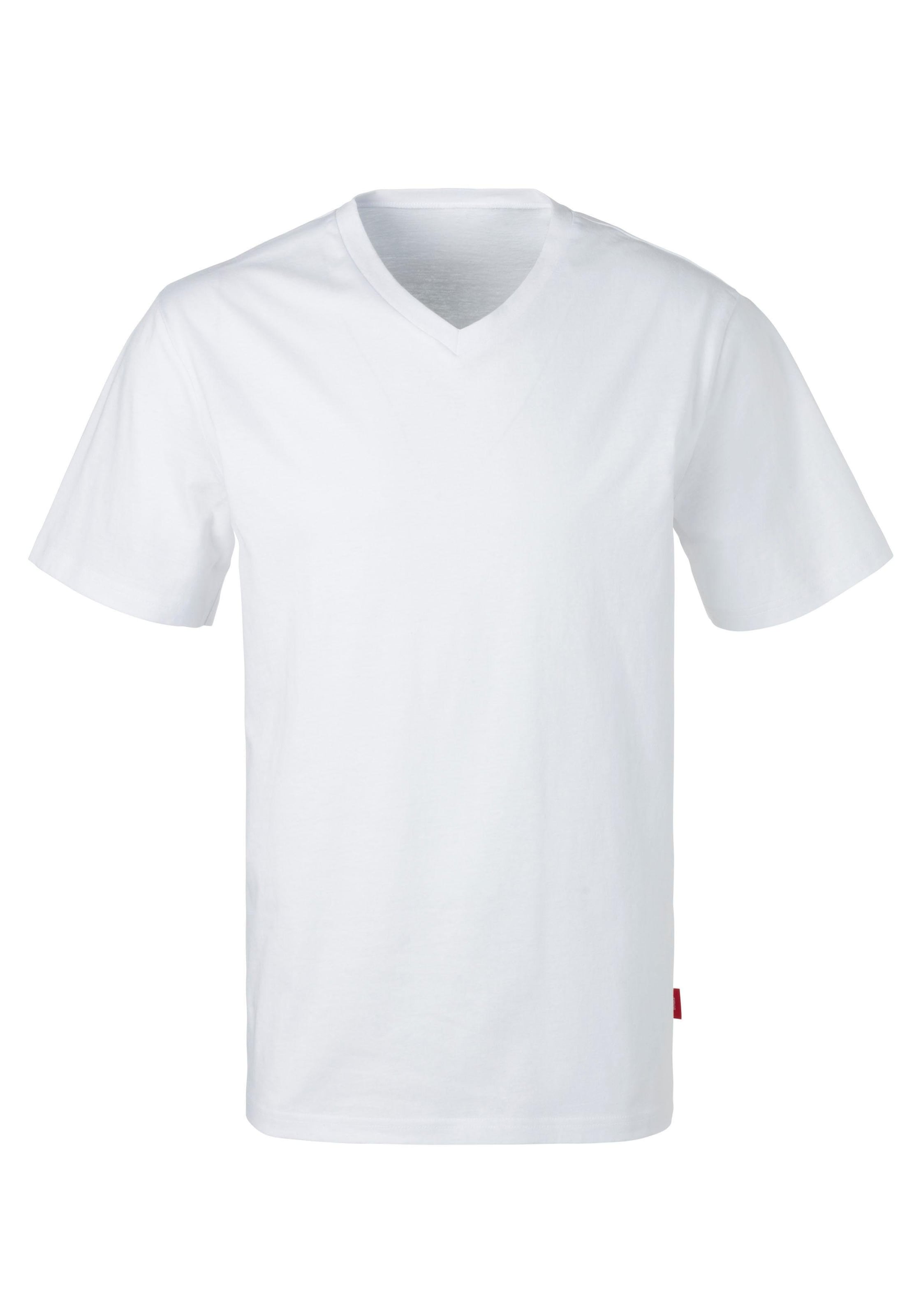 s.Oliver V-Shirt, (3er-Pack), in uni