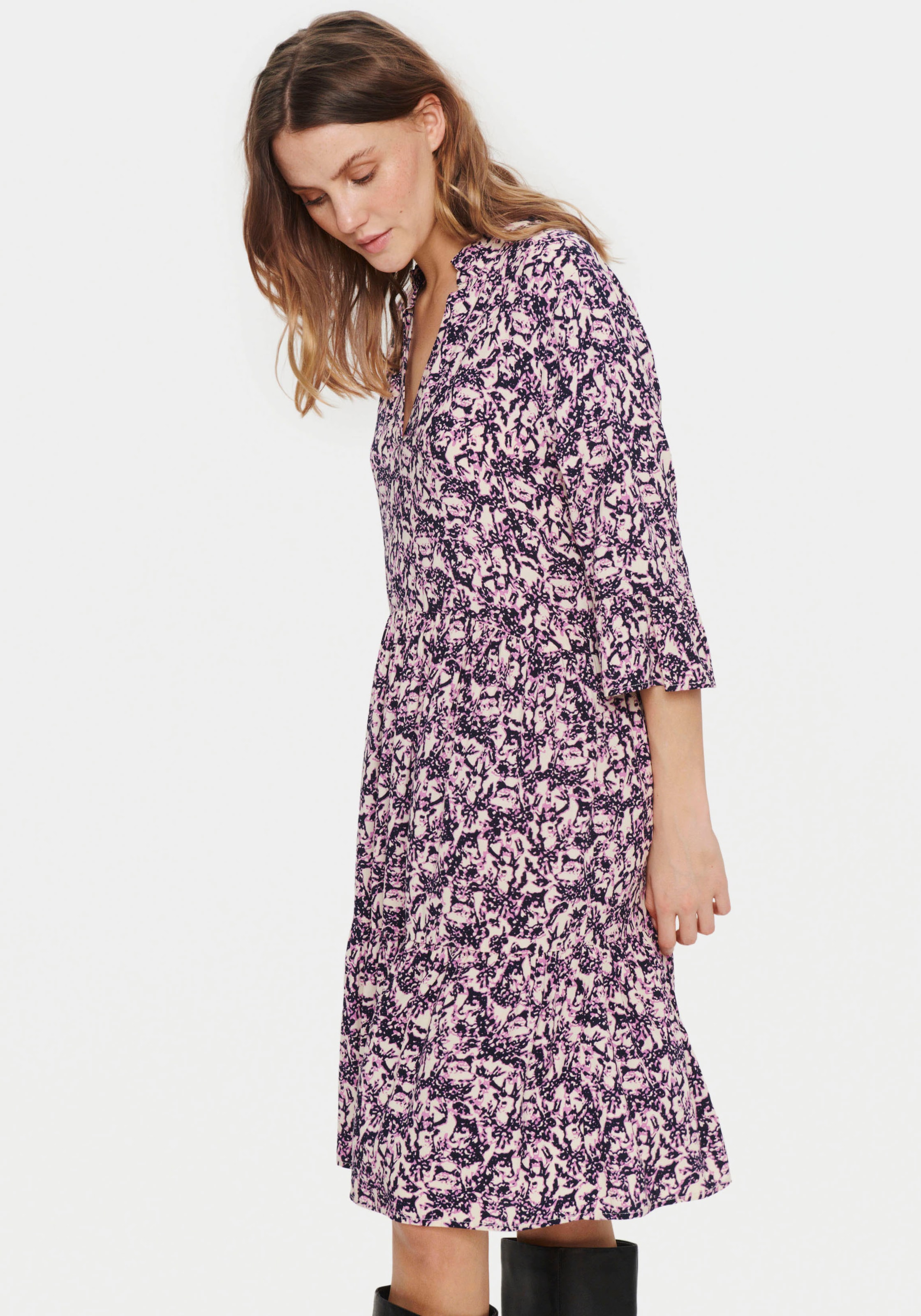 Sommerkleid Saint Tropez mit kaufen online Jelmoli-Versand | Volant Ärmel »EdaSZ und 3/4 Dress«,
