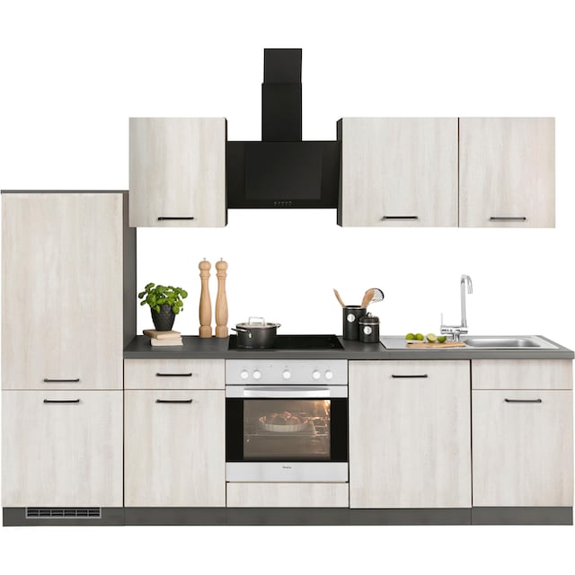 ❤ wiho Küchen Küchenzeile »Esbo«, ohne E-Geräte, Breite 280 cm bestellen im  Jelmoli-Online Shop