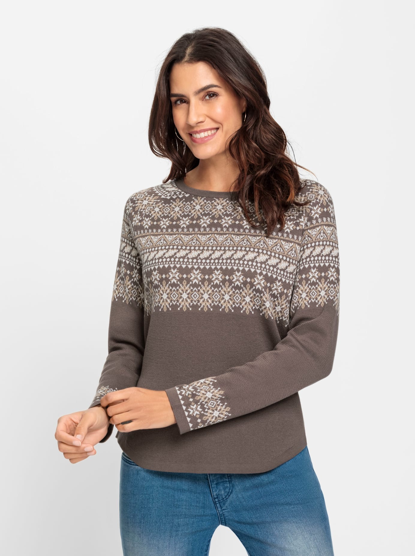 Inspirationen Norwegerpullover »Pullover«