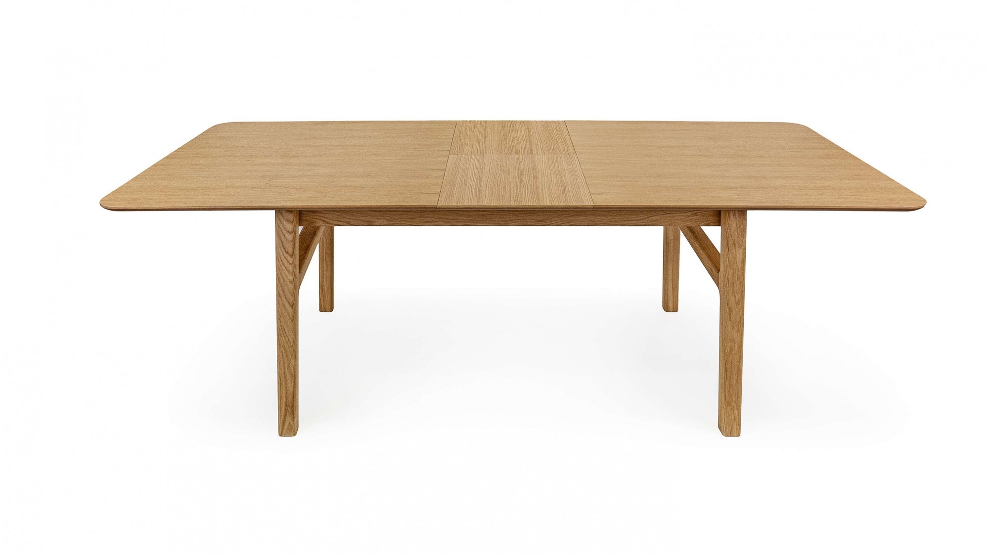 Woodman Esstisch »Curved«, Scandi Design, Breite 180 cm, ausziehbar auf 220 cm, FSC®-zertifiziert