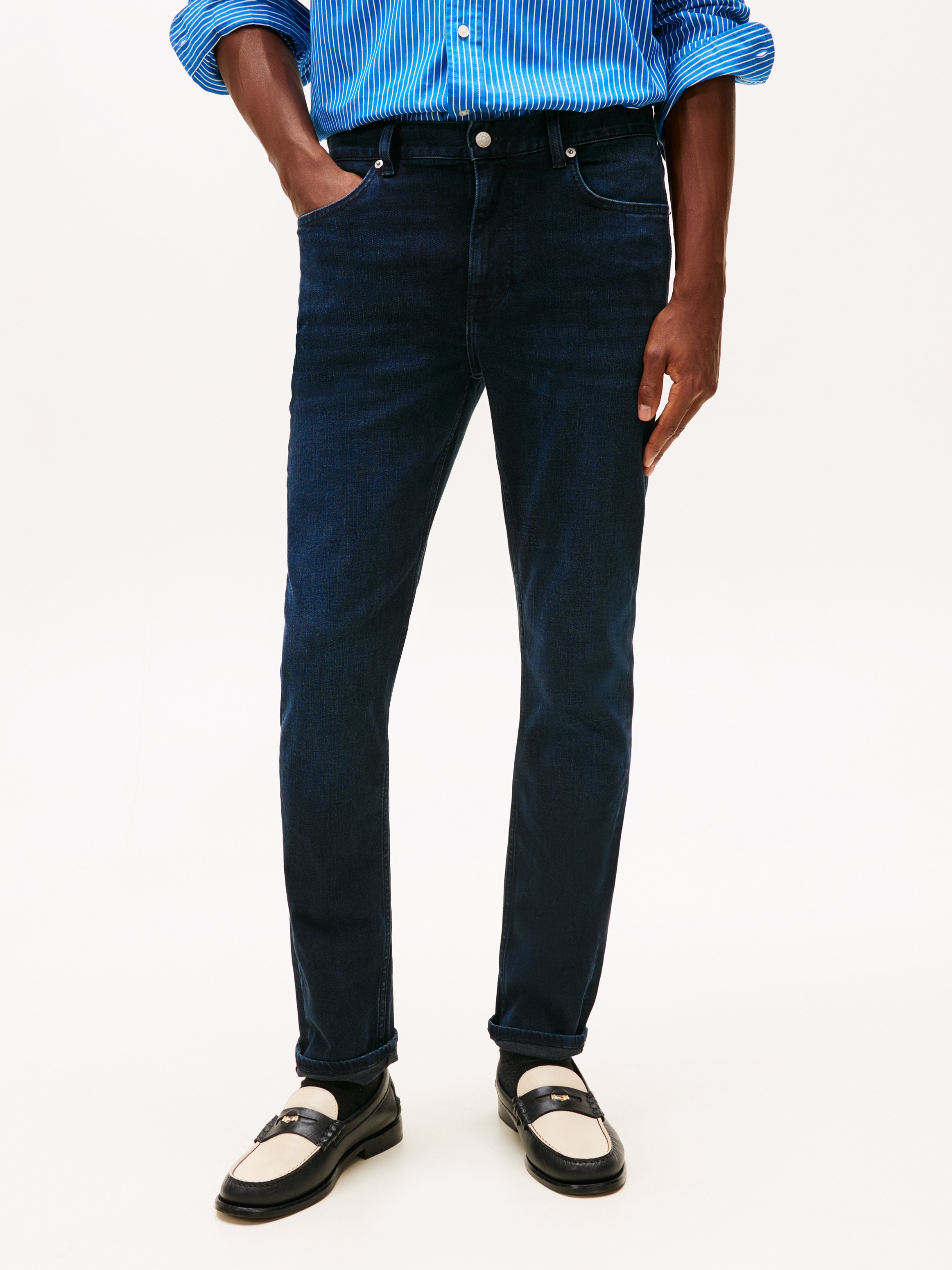Tommy Hilfiger Slim-fit-Jeans "BLEECKER Slim Fit" mit Fade-Effekten, schmale Form
