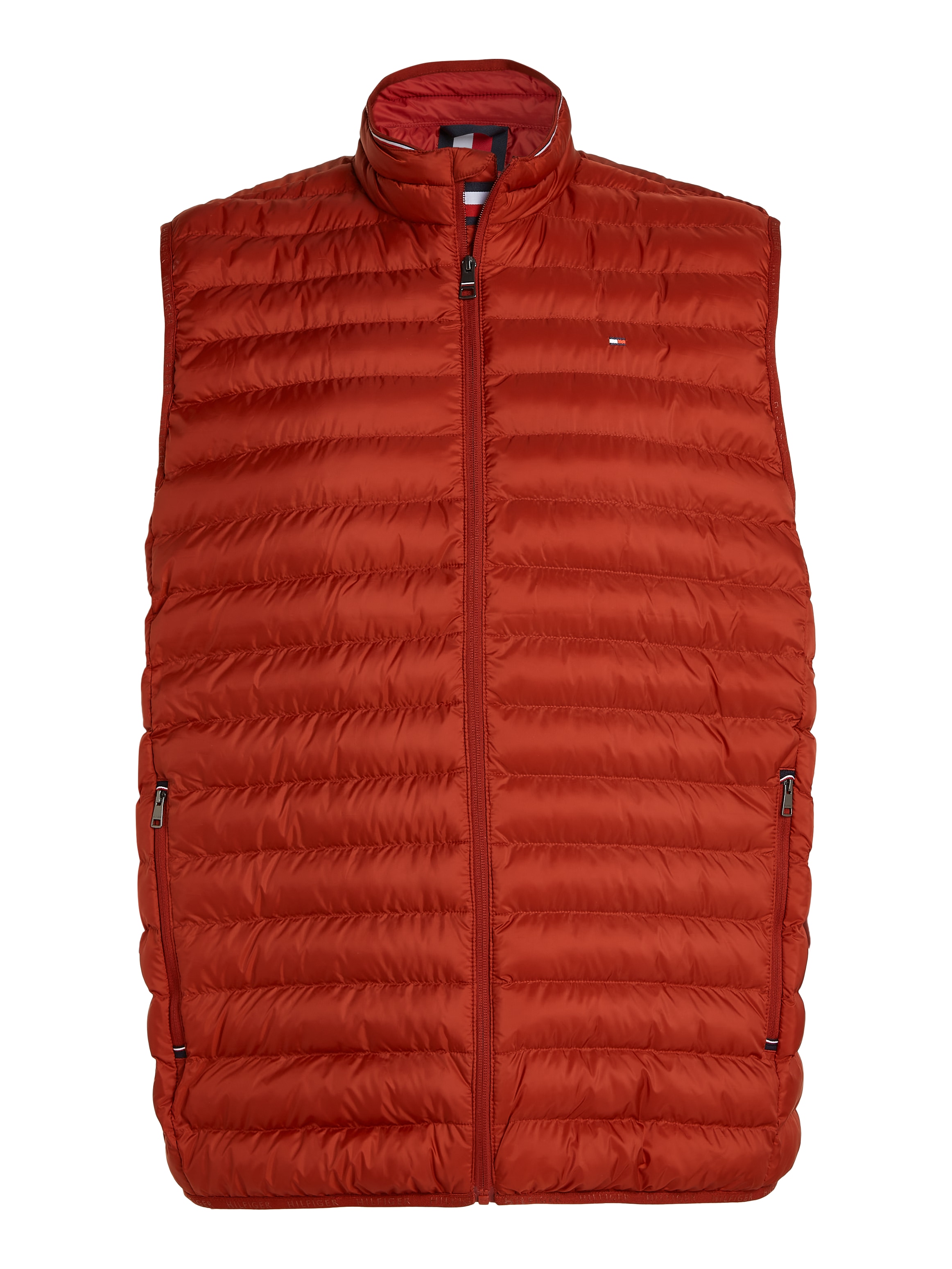 Tommy Hilfiger Big & Tall Steppweste »BT-PACKABLE RECYCLED VEST-B«, Grosse Grössen mit Logostickerei