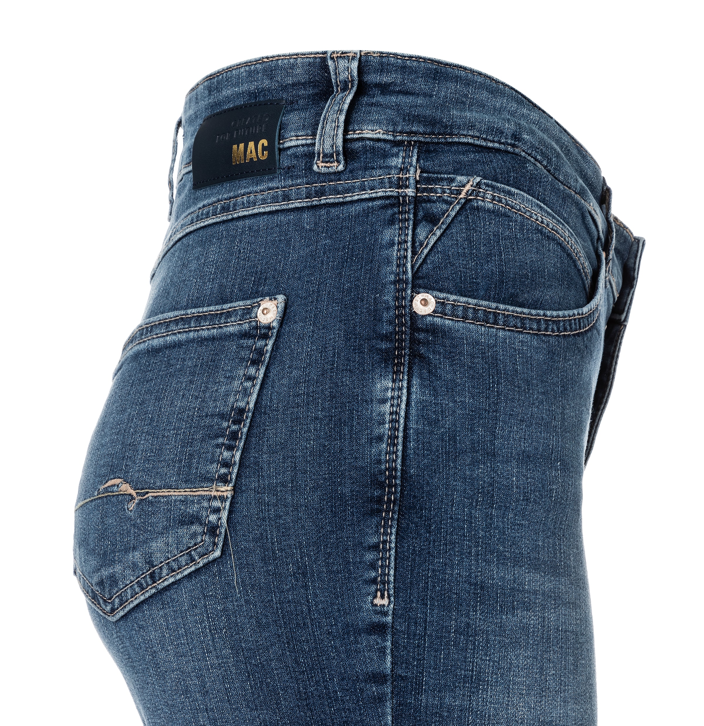 MAC Stretch-Jeans »Melanie«, Gerade geschnitten