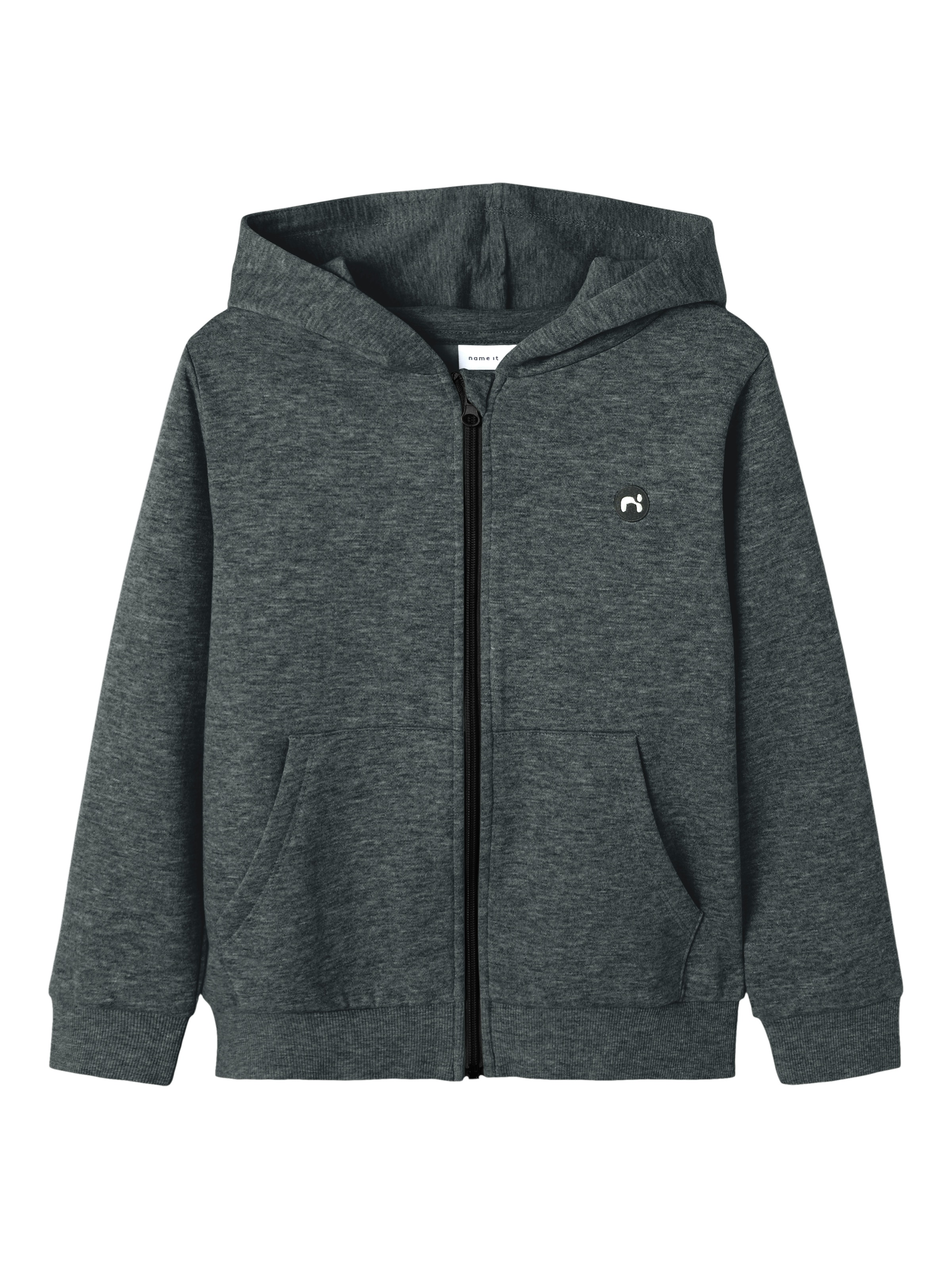 Name It Kapuzensweatjacke »NKMVIMO LS SWEAT CARD BRU NOOS«
