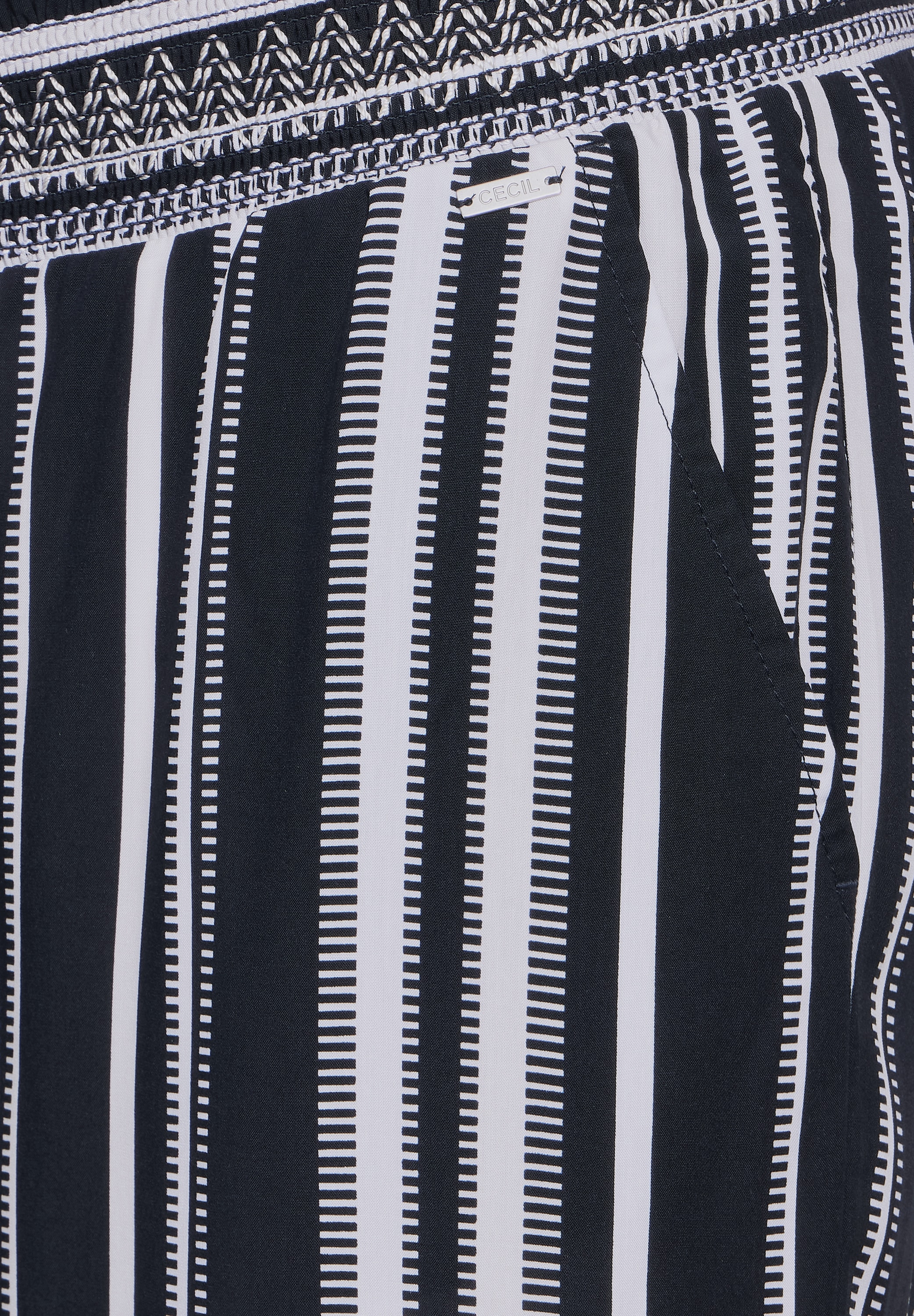 Cecil 7/8-Hose »Style Neele«, mit gesmoktem Bund