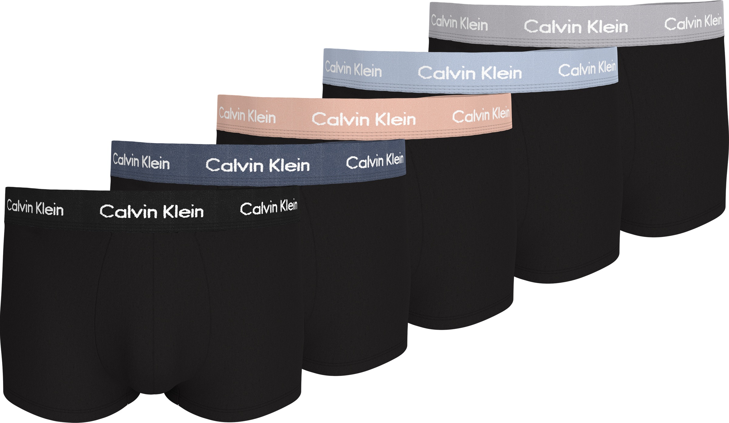 Calvin Klein Underwear Trunk »LOW RISE TRUNK 5PK« Packung, 5er-Pack, mit Logo-Elastikbund (5 Stück)