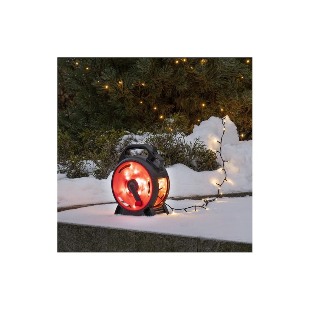KONSTSMIDE LED-Lichterkette »mit Kabelaufroller 400 Lampen«, 400 St.-flammig
