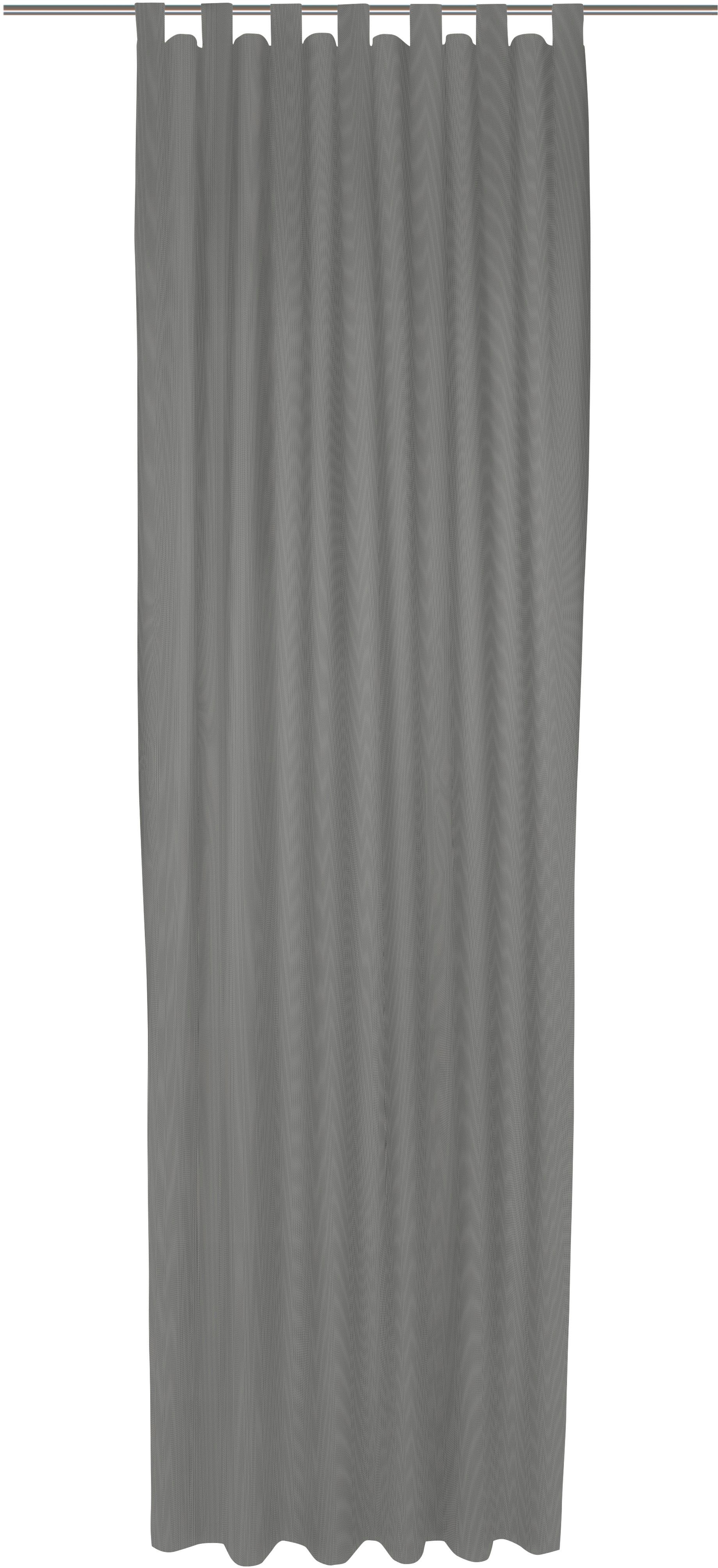 Adam Vorhang "Uni Collection light" Schlaufen 1 Stk. tlg. aus 100% Bio-Baumwolle
