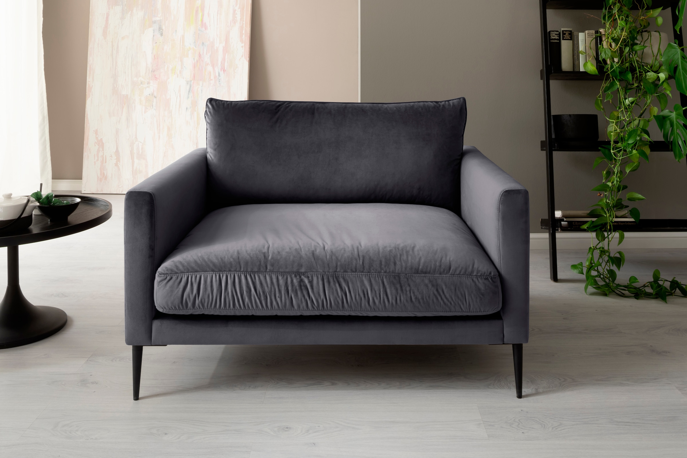 Trends by HG Sessel »Svea«, mit Metallfuss, frei im Raum stellbar