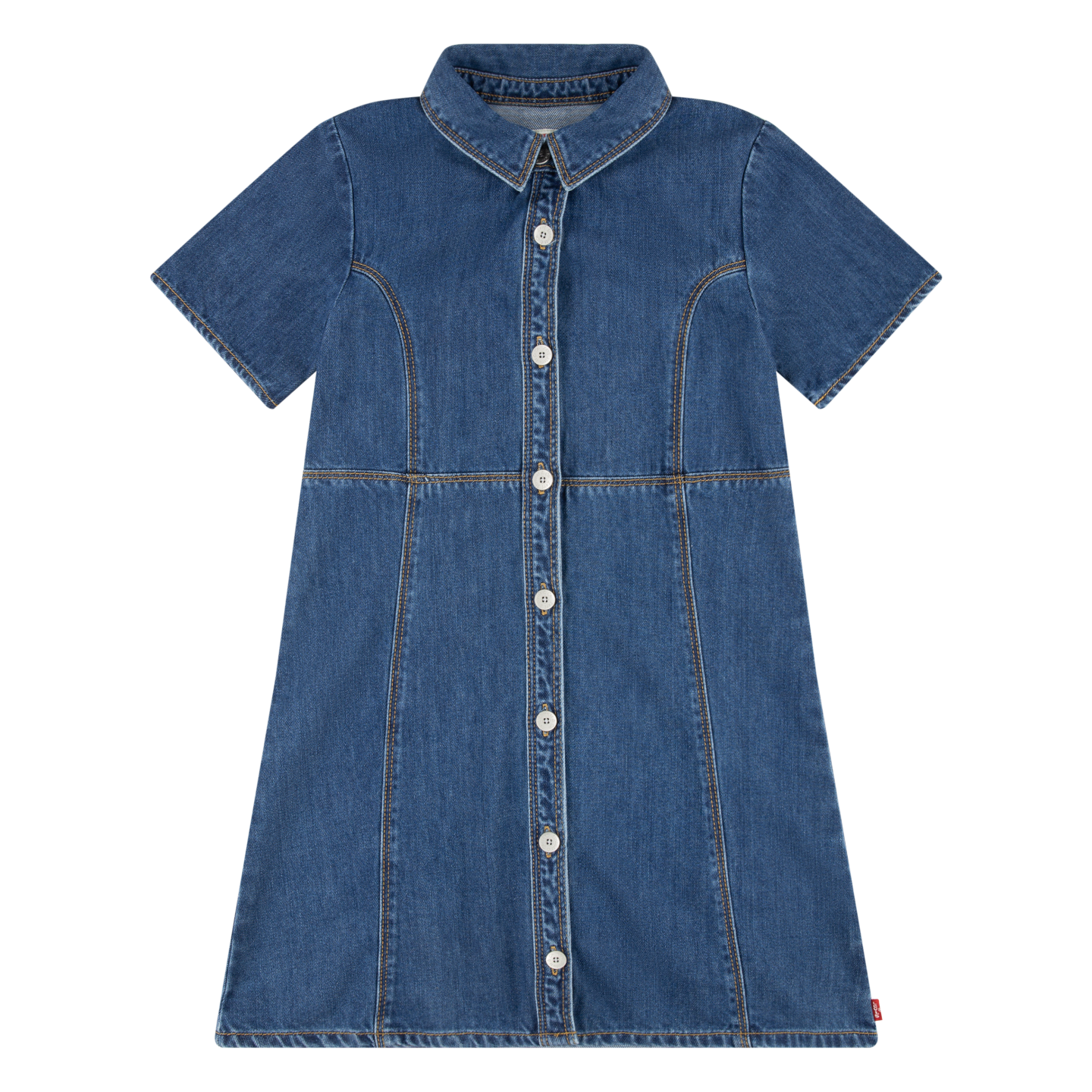 Levi's® Kids Jeanskleid mit Knopfleiste