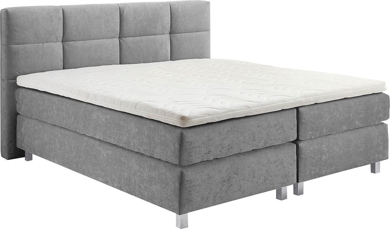 Westfalia Schlafkomfort Boxspringbett wahlweise mit Kaltschaum-Topper