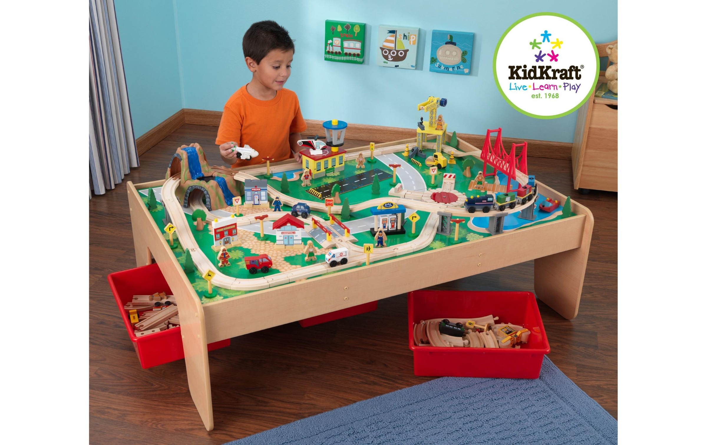 KidKraft® Spielzeug-Eisenbahn »Spieltisch Waterfall Mountain 120 Teile«