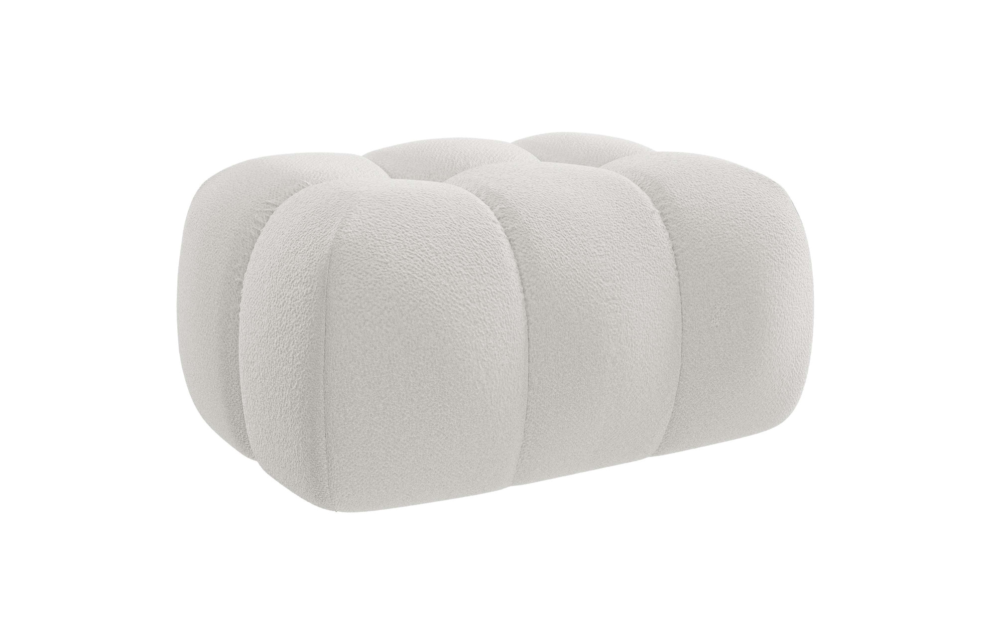 Home affaire Polsterhocker »AURELIAN, passend zum Sessel, Masse B/T/H: 88,5/53/43 cm«, mit Wellenunterfederung, in verschiedenen Materialien und Farben