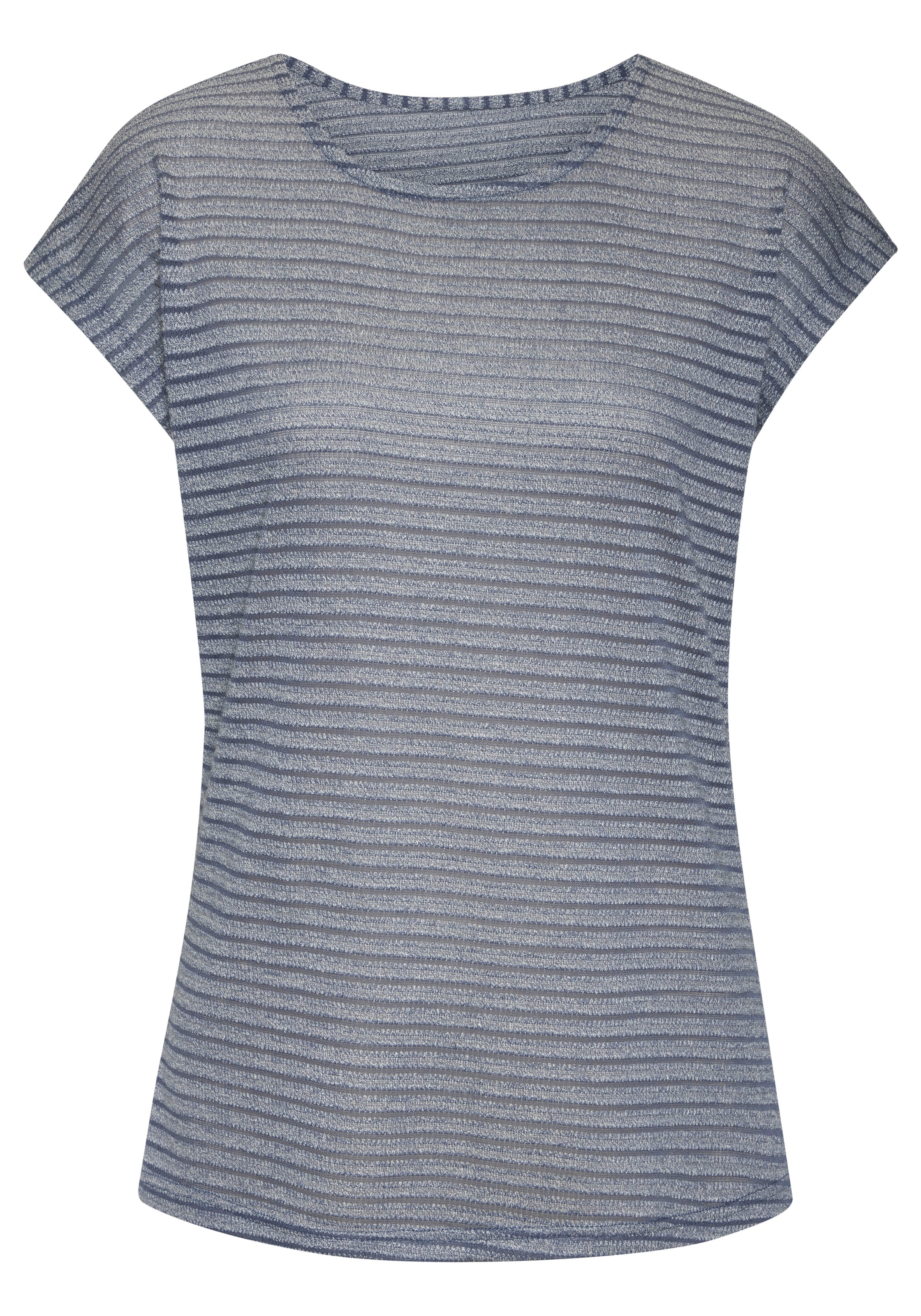 Vivance Kurzarmshirt »mit Streifenoptik«, aus pflegeleichter Viskose-Qualität
