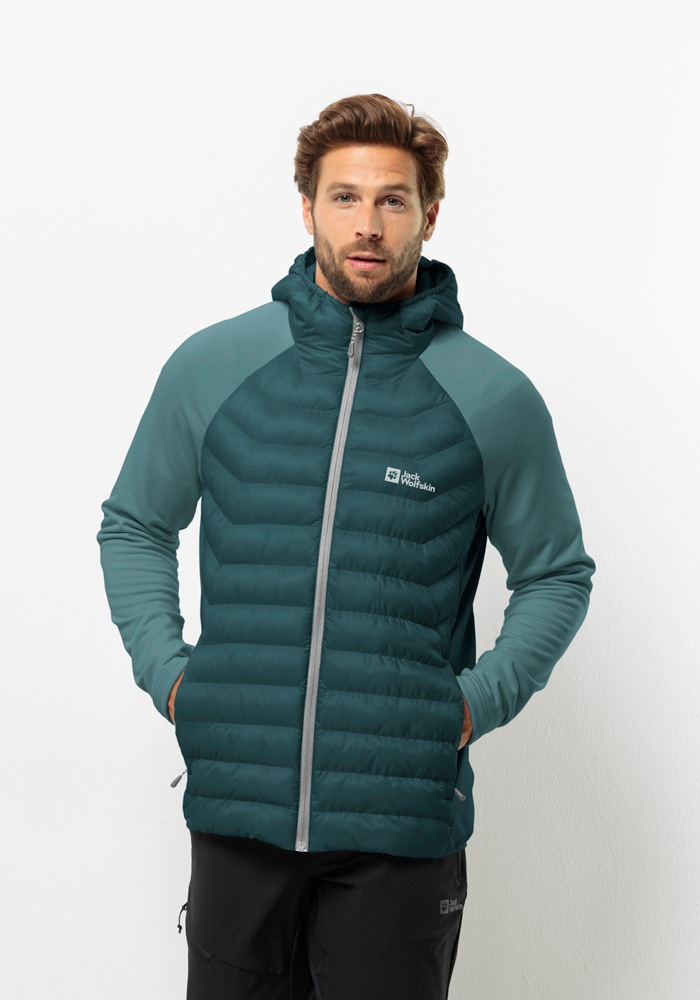 Jack Wolfskin Hybridjacke »ROUTEBURN PRO HYBRID M« mit Kapuze