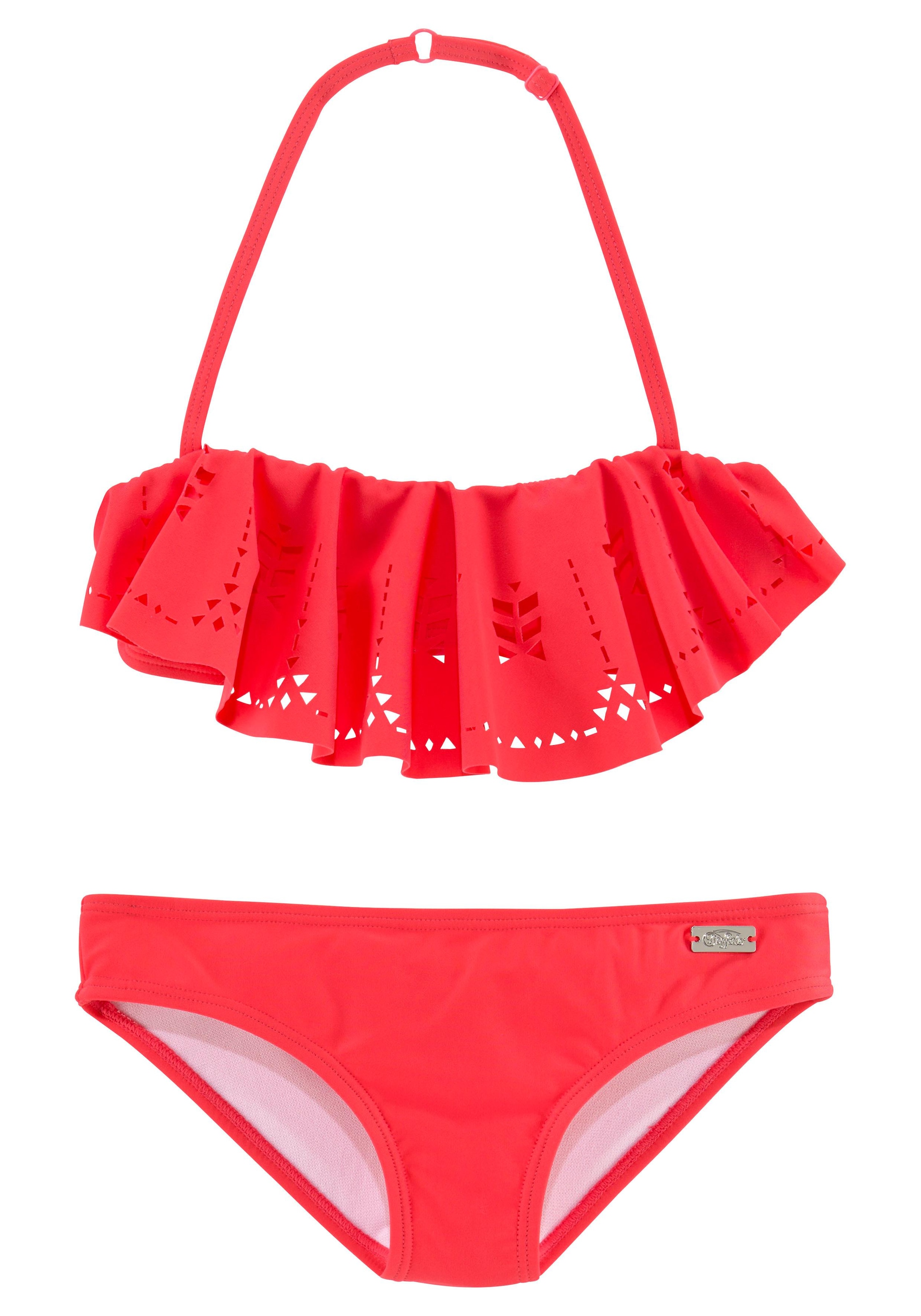 ✵ Buffalo Bandeau-Bikini, bestellen mit | modischem günstig Volant Jelmoli-Versand