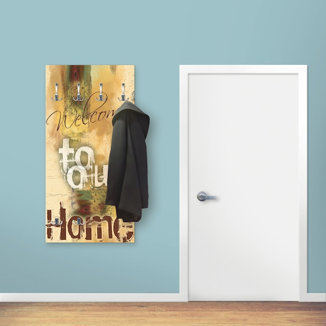 Artland Garderobenleiste »Willkommen in unserem Zuhause«, teilmontiert  online kaufen | Jelmoli-Versand