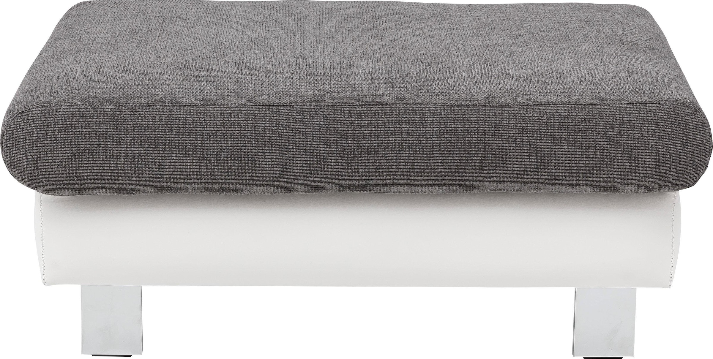 COTTA Polstergarnitur »Komaris L-Form«, (Set), Set bestehend aus: Ecksofa mit Kopfteilverstellung & Hocker