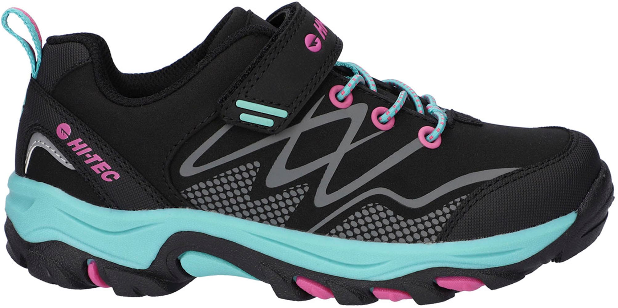 Hi-Tec Outdoorschuh »Hi-Tec Blackout Low Jrg«, Klett-/Schnürkombination