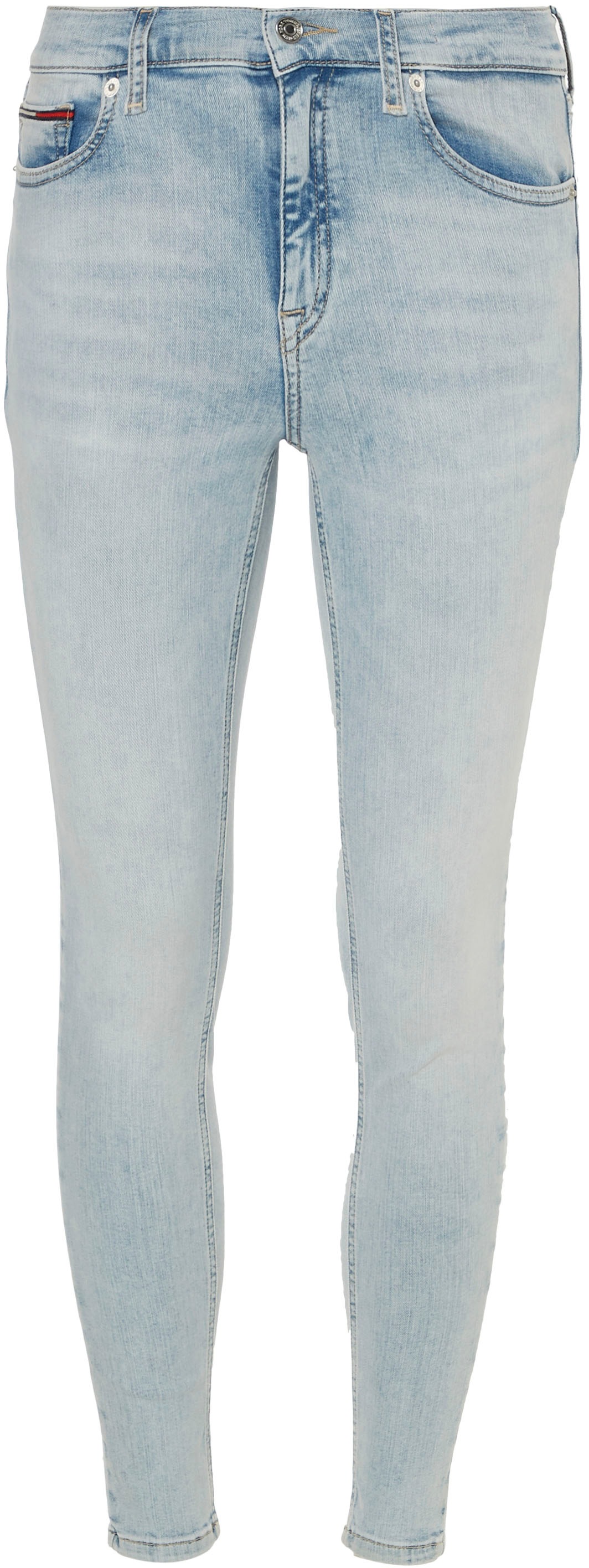 Tommy Jeans Skinny-fit-Jeans »NORA Flag Logo mit Jelmoli-Versand SKNY kaufen MR online | ANKLE Jeans Tommy BF1281«