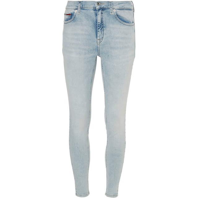 Tommy Jeans Skinny-fit-Jeans »NORA MR SKNY ANKLE BF1281«, mit Tommy Jeans  Logo Flag online kaufen | Jelmoli-Versand