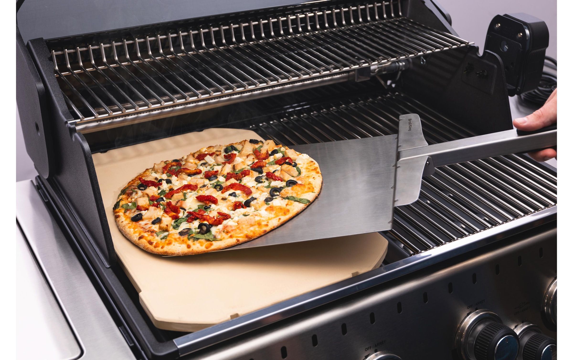 Broil King Pizzastein »Baron, Eckig«, Schamottstein