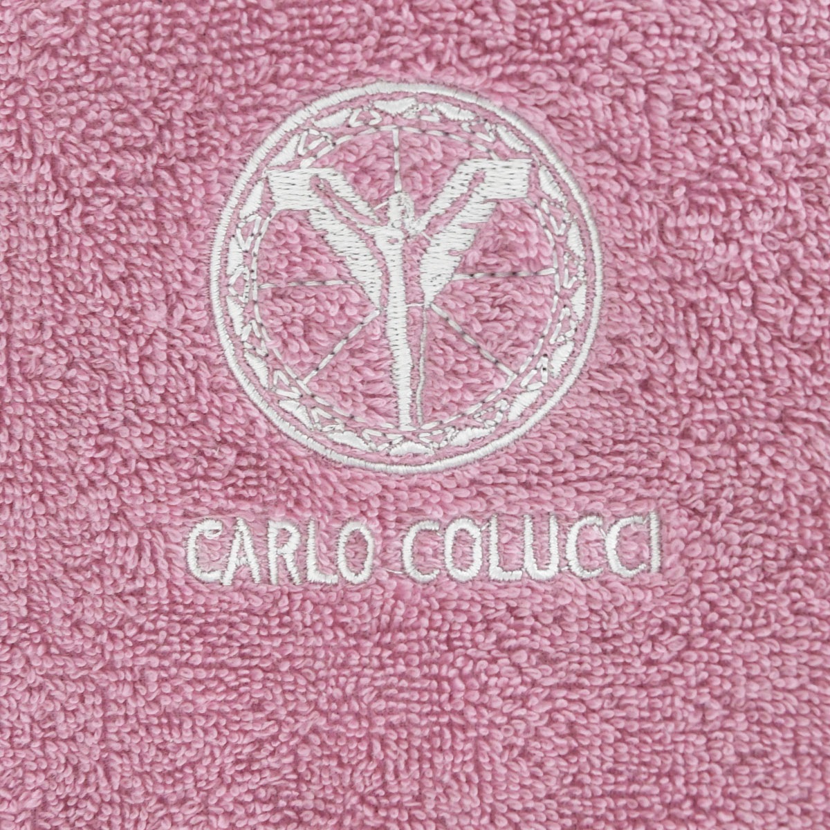 CARLO COLUCCI Duschtücher »Sandro«, (2 St., 2er Set Badetücher 70 x 140 cm), mit Logo-Stickerei
