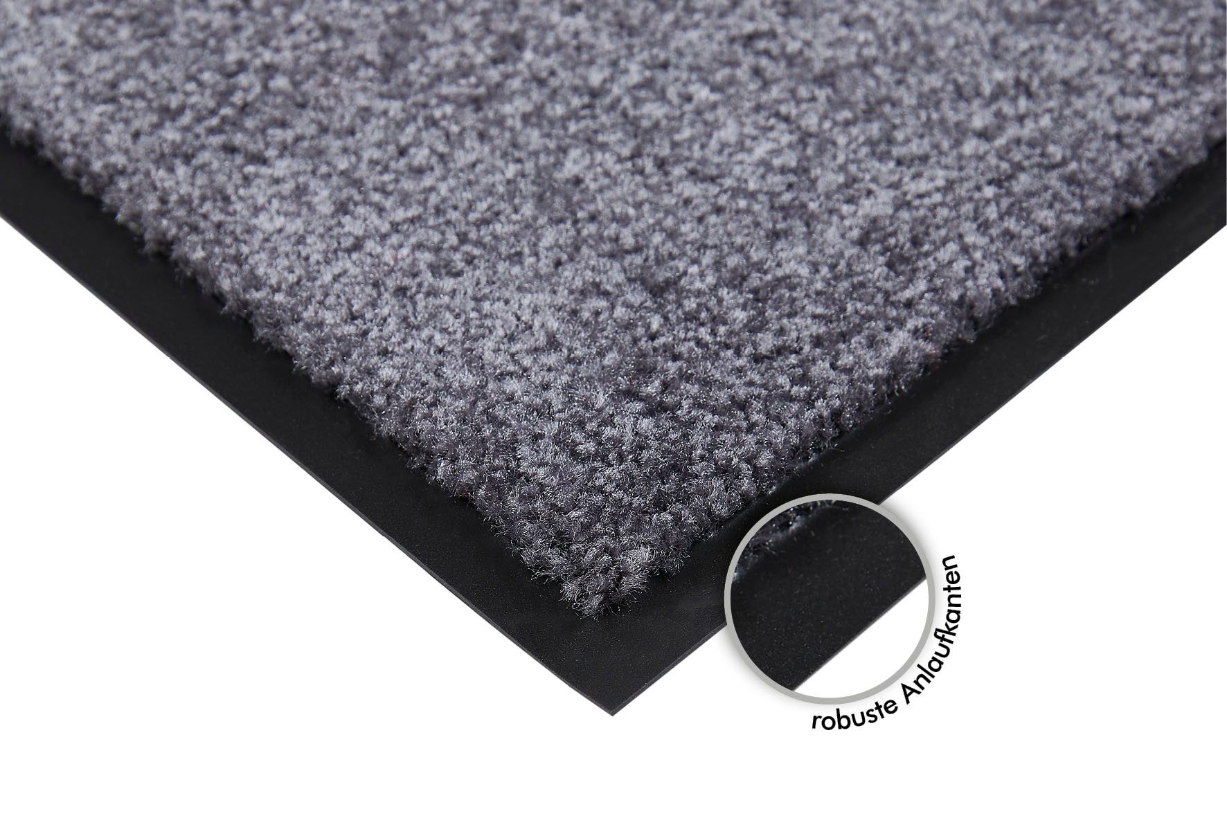 Andiamo Fussmatte »Super Wash & Clean, Made in Belgium«, rechteckig, 7 mm Höhe, Schmutzfangmatte, Uni Farben, rutschhemmend, waschbar