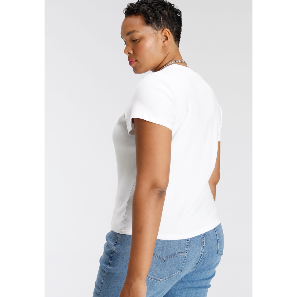 Levi's® Plus T-Shirt »SS BABY TEE«, Cropped- Form mit Logo